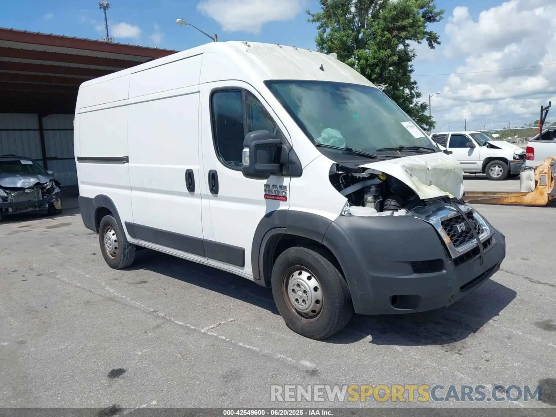 1 Фотография поврежденного автомобиля 3C6LRVBG2ME565140 RAM PROMASTER 1500 2021