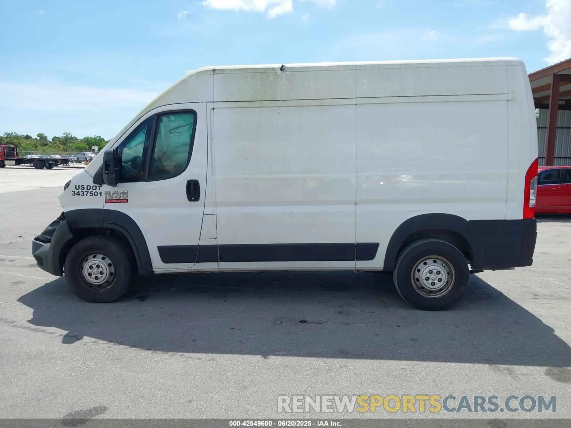 17 Фотография поврежденного автомобиля 3C6LRVBG2ME565140 RAM PROMASTER 1500 2021