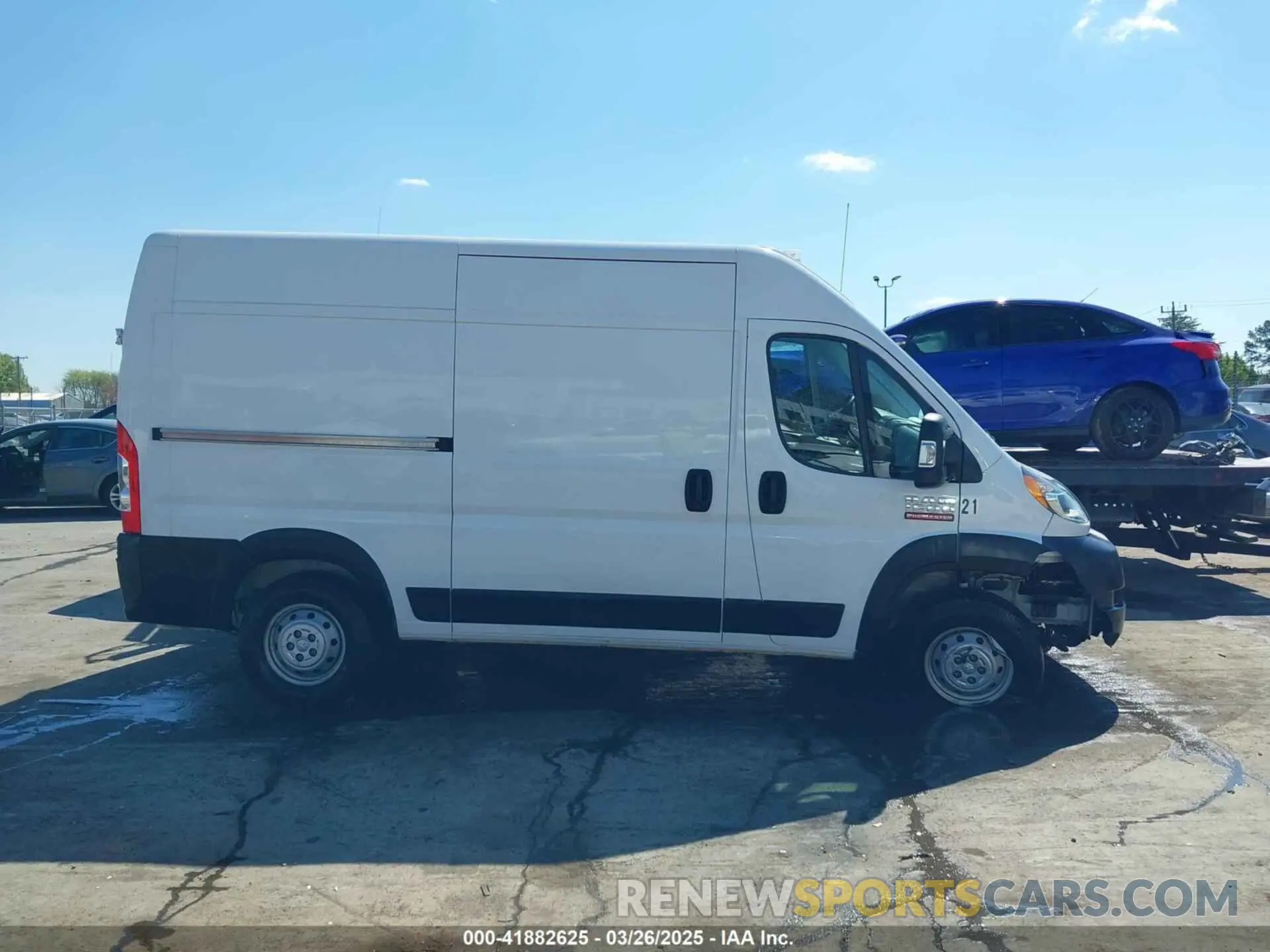 13 Фотография поврежденного автомобиля 3C6LRVBG5ME506650 RAM PROMASTER 1500 2021
