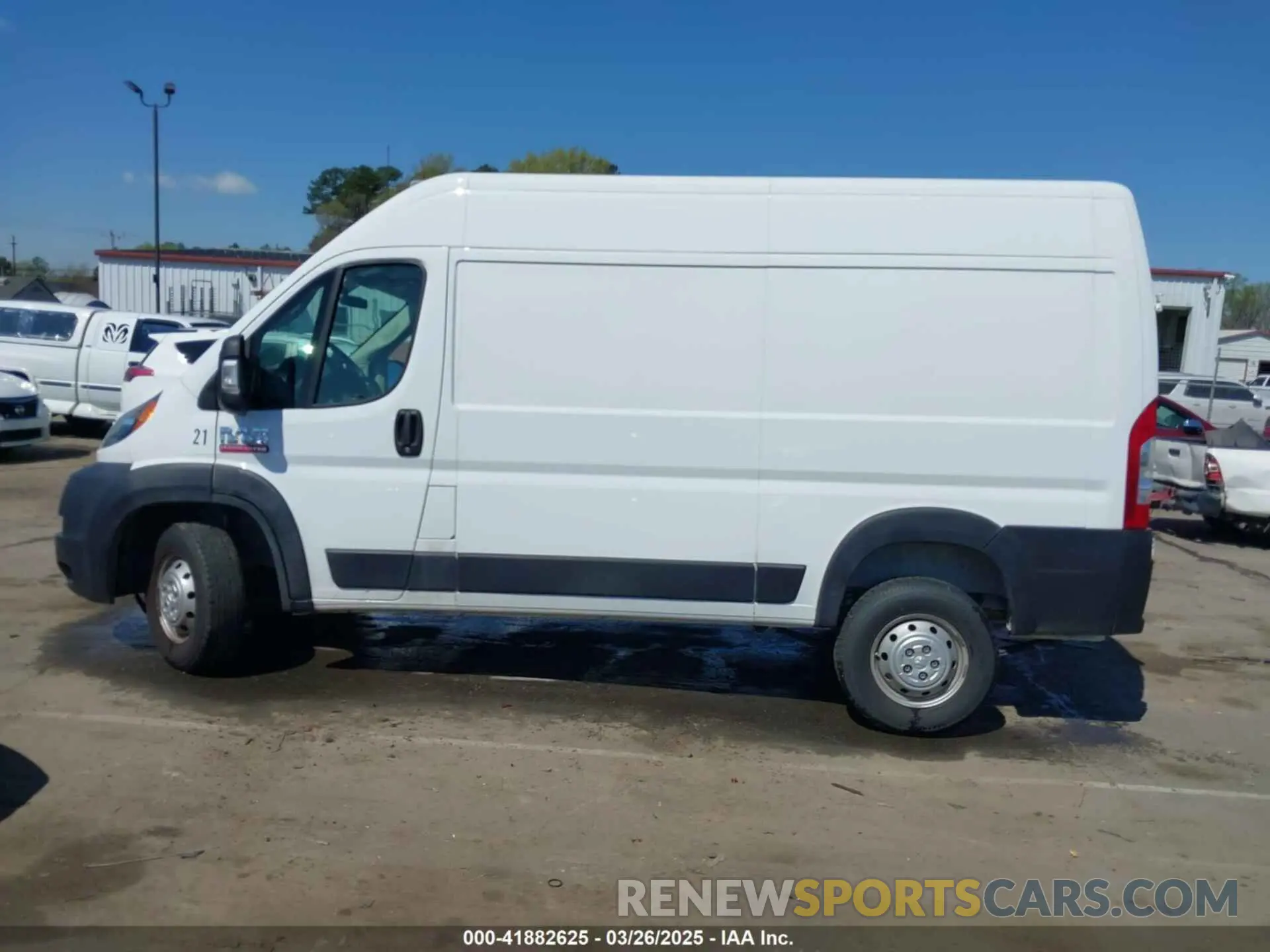 14 Фотография поврежденного автомобиля 3C6LRVBG5ME506650 RAM PROMASTER 1500 2021