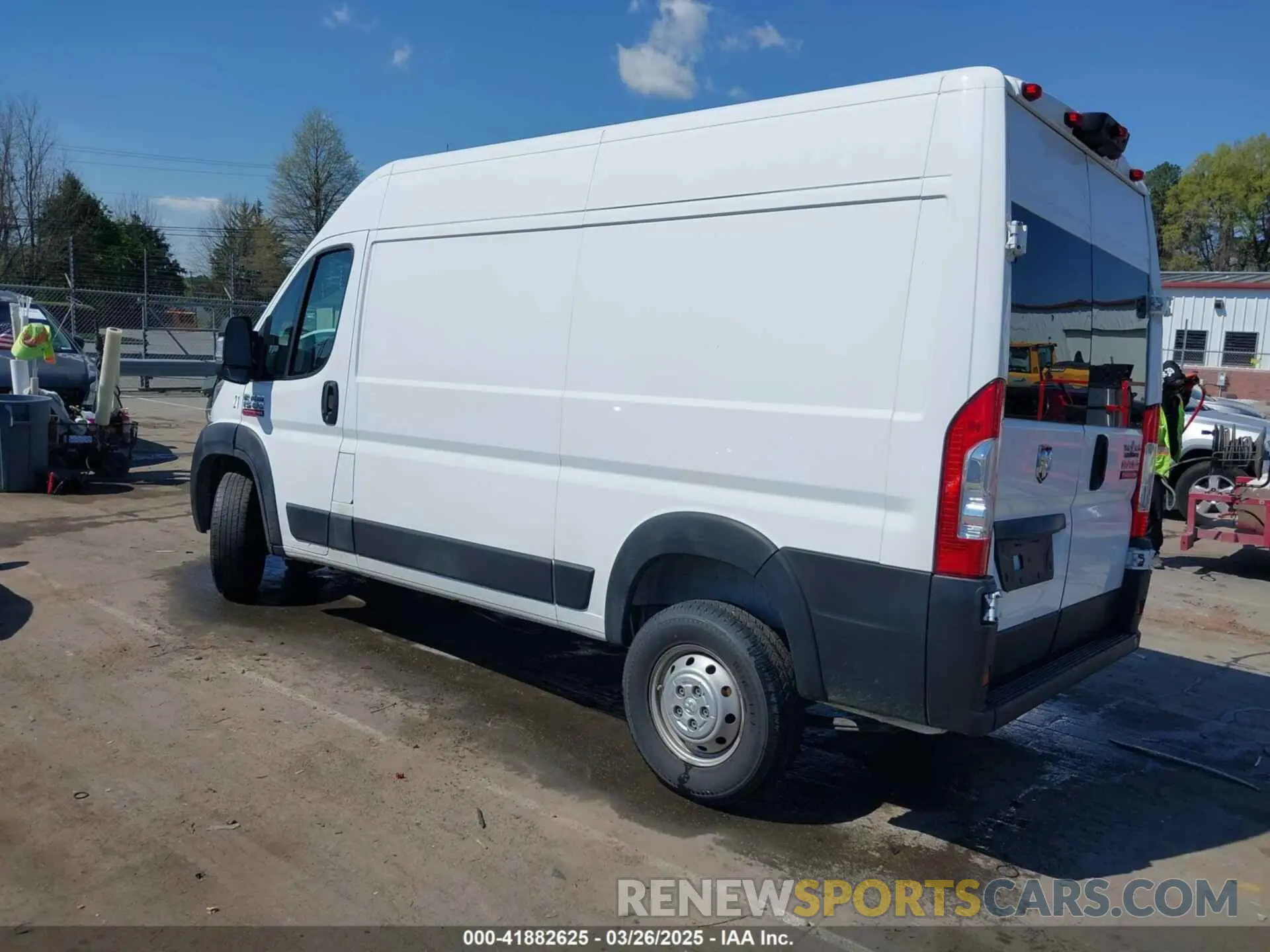 3 Фотография поврежденного автомобиля 3C6LRVBG5ME506650 RAM PROMASTER 1500 2021