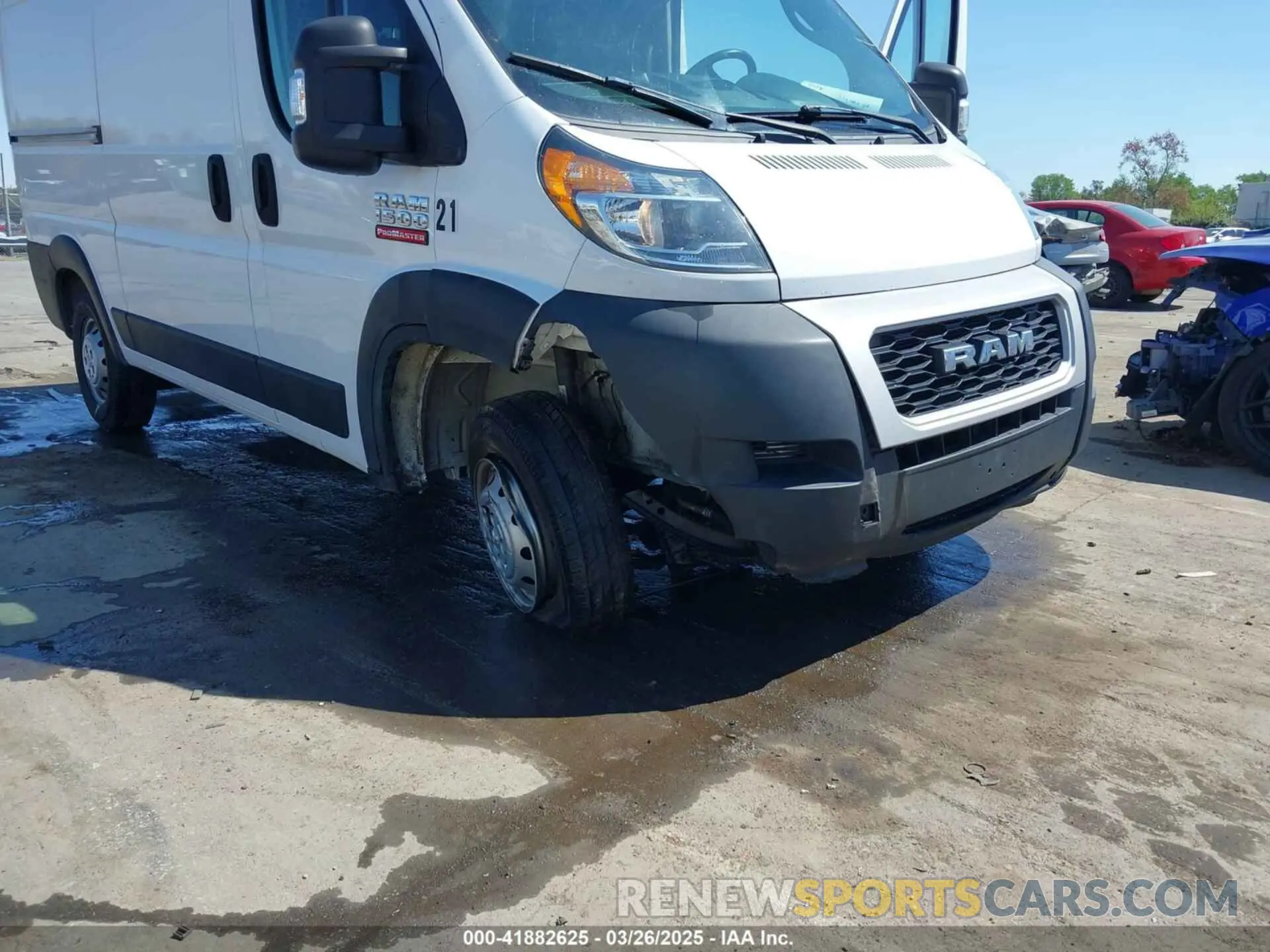 6 Фотография поврежденного автомобиля 3C6LRVBG5ME506650 RAM PROMASTER 1500 2021