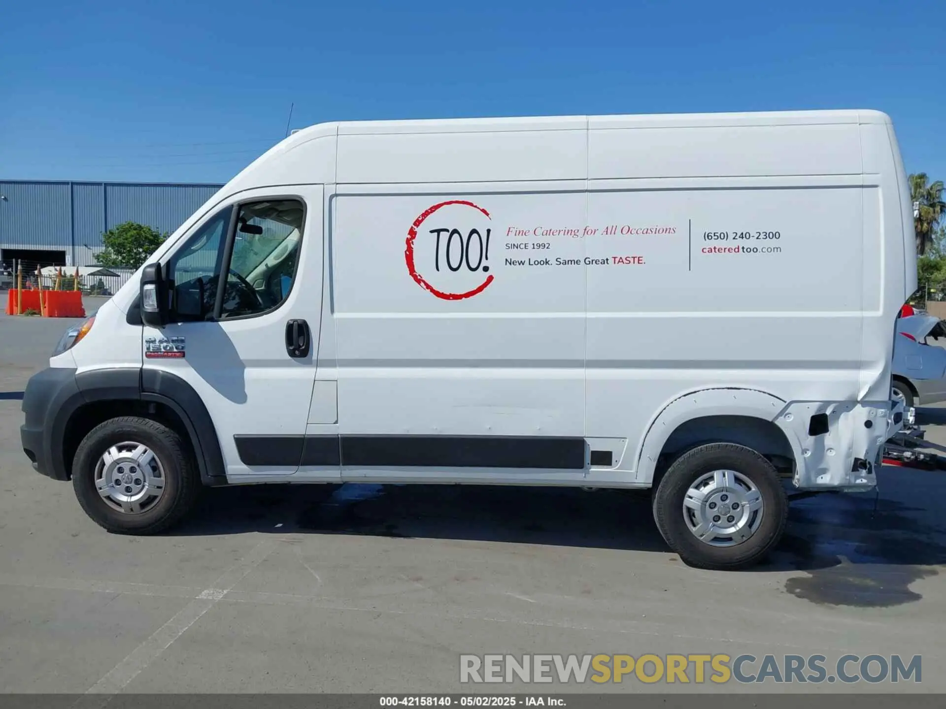 13 Photograph of a damaged car 3C6LRVBG5ME567156 RAM PROMASTER 1500 2021