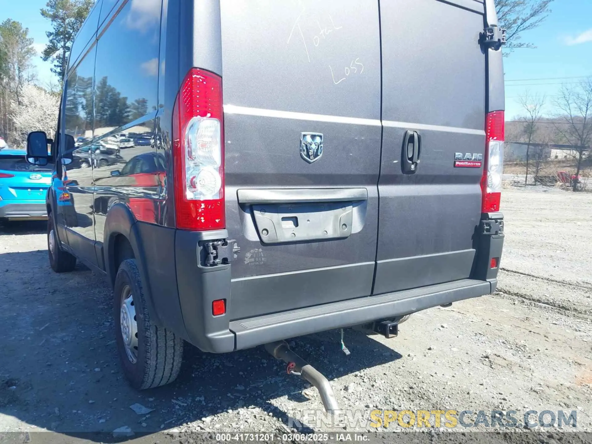 6 Фотография поврежденного автомобиля 3C6LRVBG8ME521322 RAM PROMASTER 1500 2021