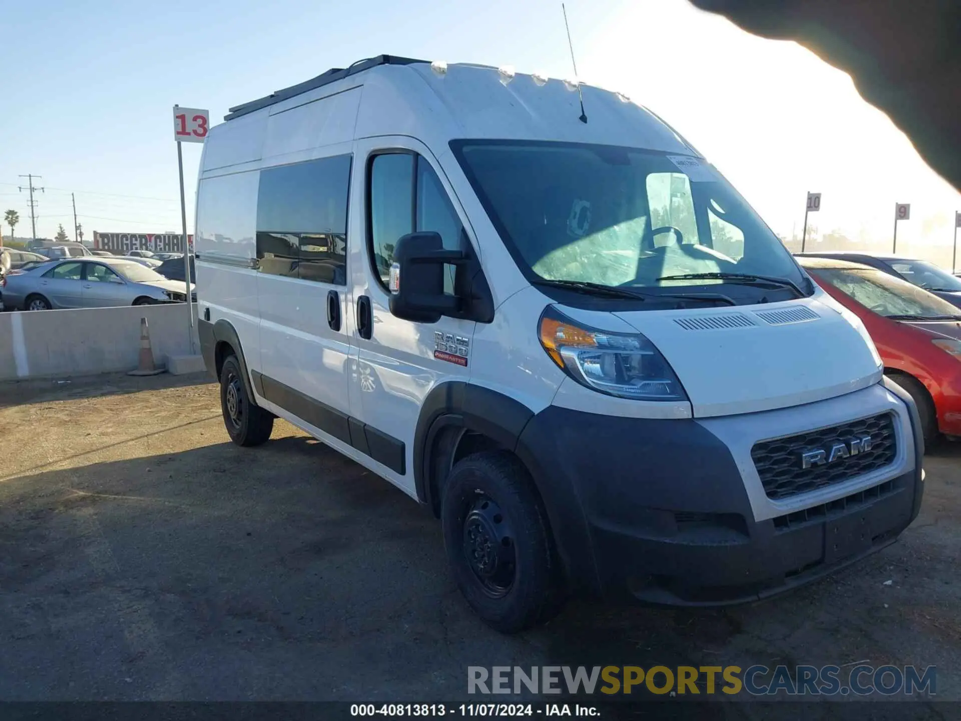 1 Photograph of a damaged car 3C6LRVBG8ME539769 RAM PROMASTER 1500 2021
