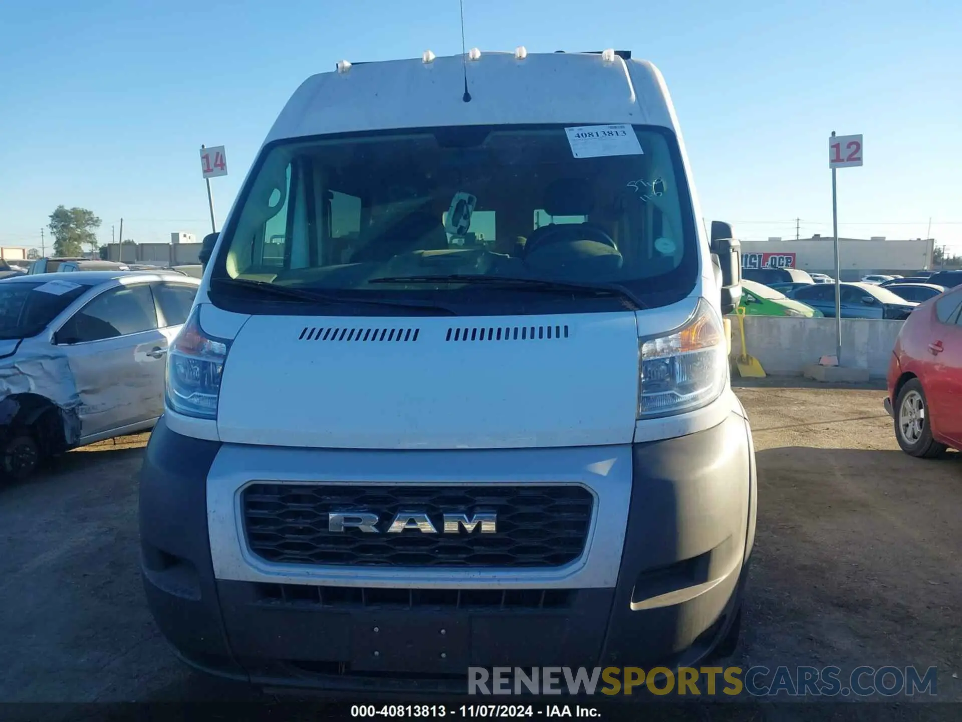 6 Photograph of a damaged car 3C6LRVBG8ME539769 RAM PROMASTER 1500 2021