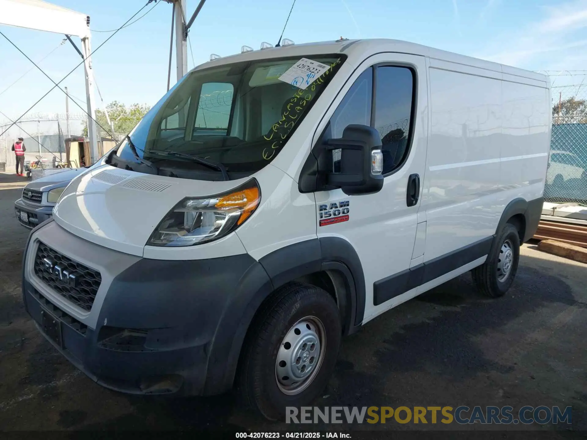 2 Фотография поврежденного автомобиля 3C6LRVNG0ME546386 RAM PROMASTER 1500 2021