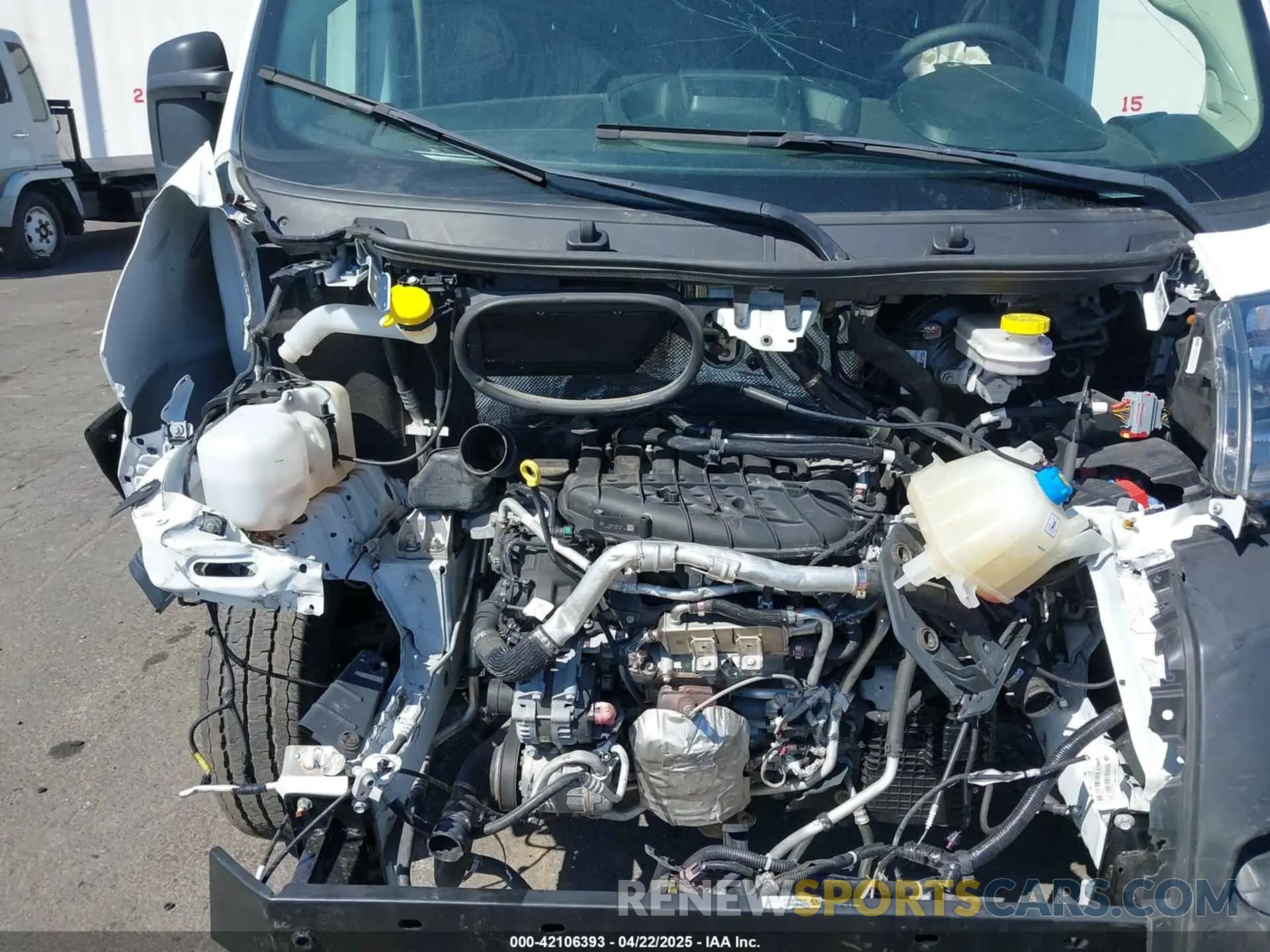 10 Photograph of a damaged car 3C6LRVBG3NE119032 RAM PROMASTER 1500 2022