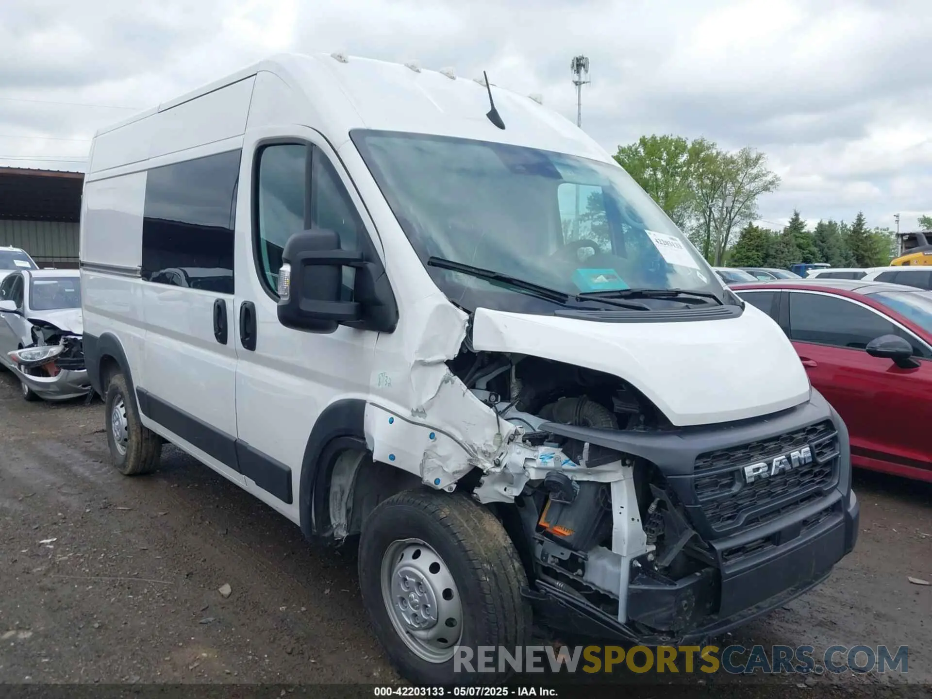 1 Фотография поврежденного автомобиля 3C6LRVBG0PE567554 RAM PROMASTER 1500 2023