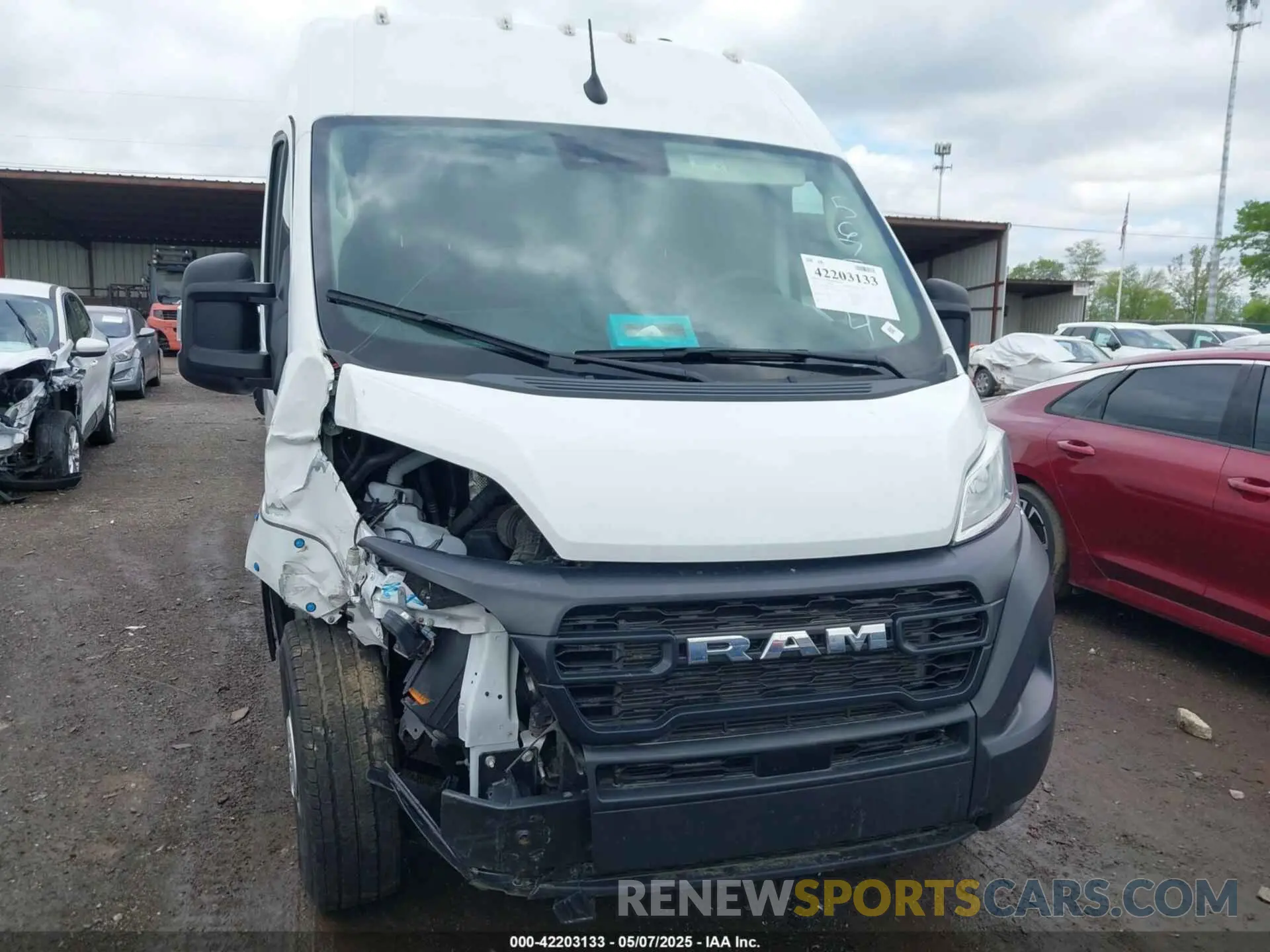 13 Фотография поврежденного автомобиля 3C6LRVBG0PE567554 RAM PROMASTER 1500 2023