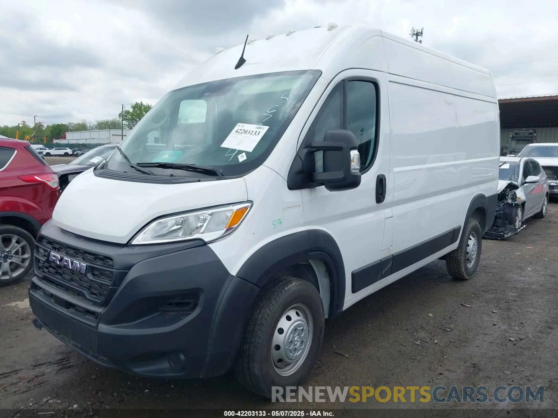 2 Фотография поврежденного автомобиля 3C6LRVBG0PE567554 RAM PROMASTER 1500 2023