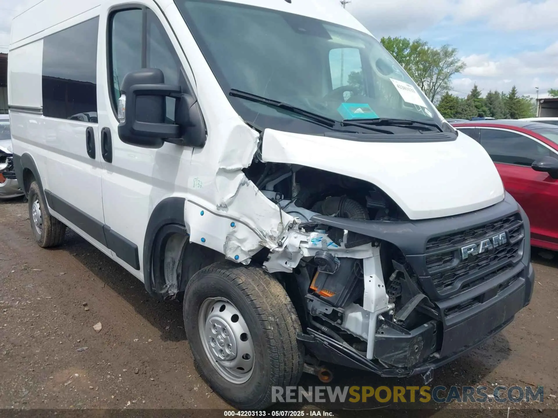 6 Фотография поврежденного автомобиля 3C6LRVBG0PE567554 RAM PROMASTER 1500 2023