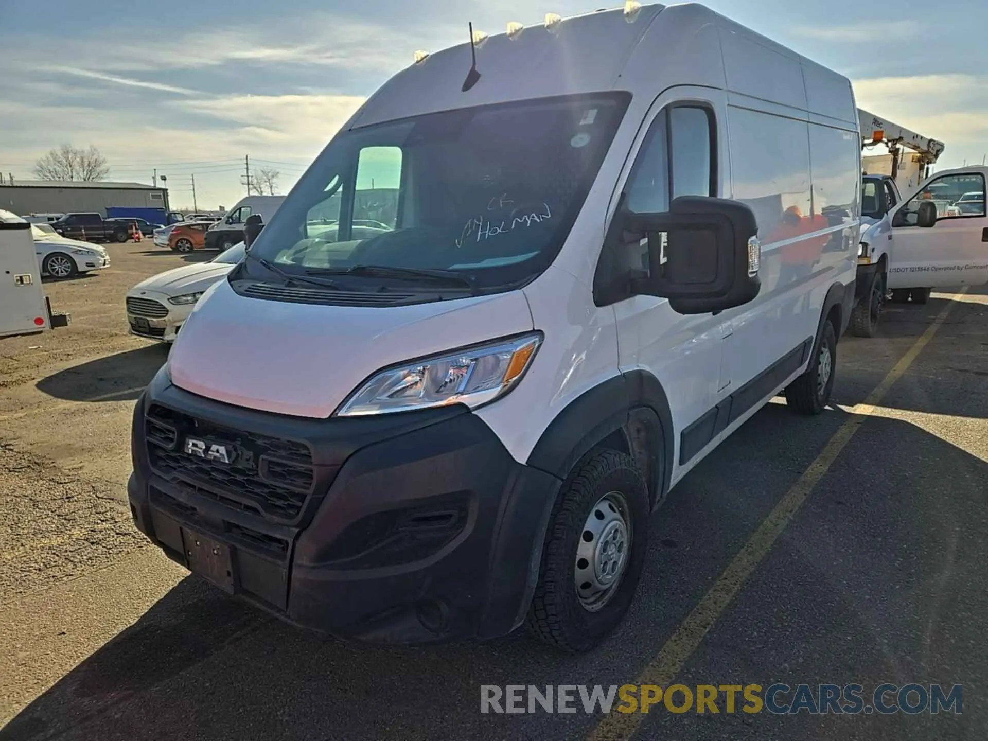 16 Photograph of a damaged car 3C6LRVBG3PE521913 RAM PROMASTER 1500 2023