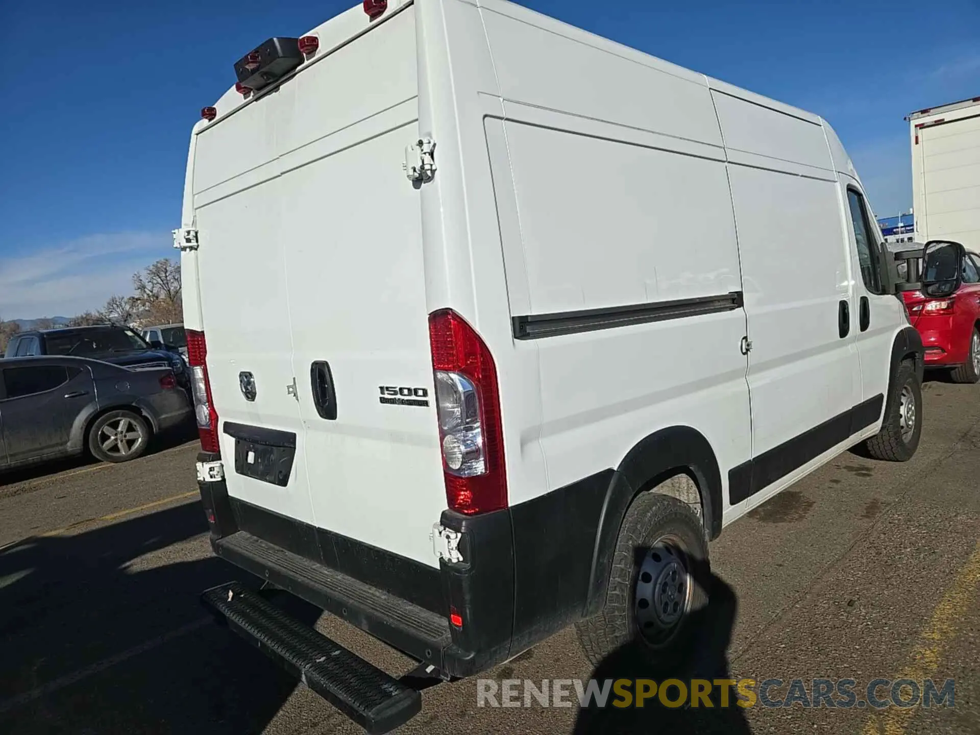 9 Photograph of a damaged car 3C6LRVBG3PE521913 RAM PROMASTER 1500 2023