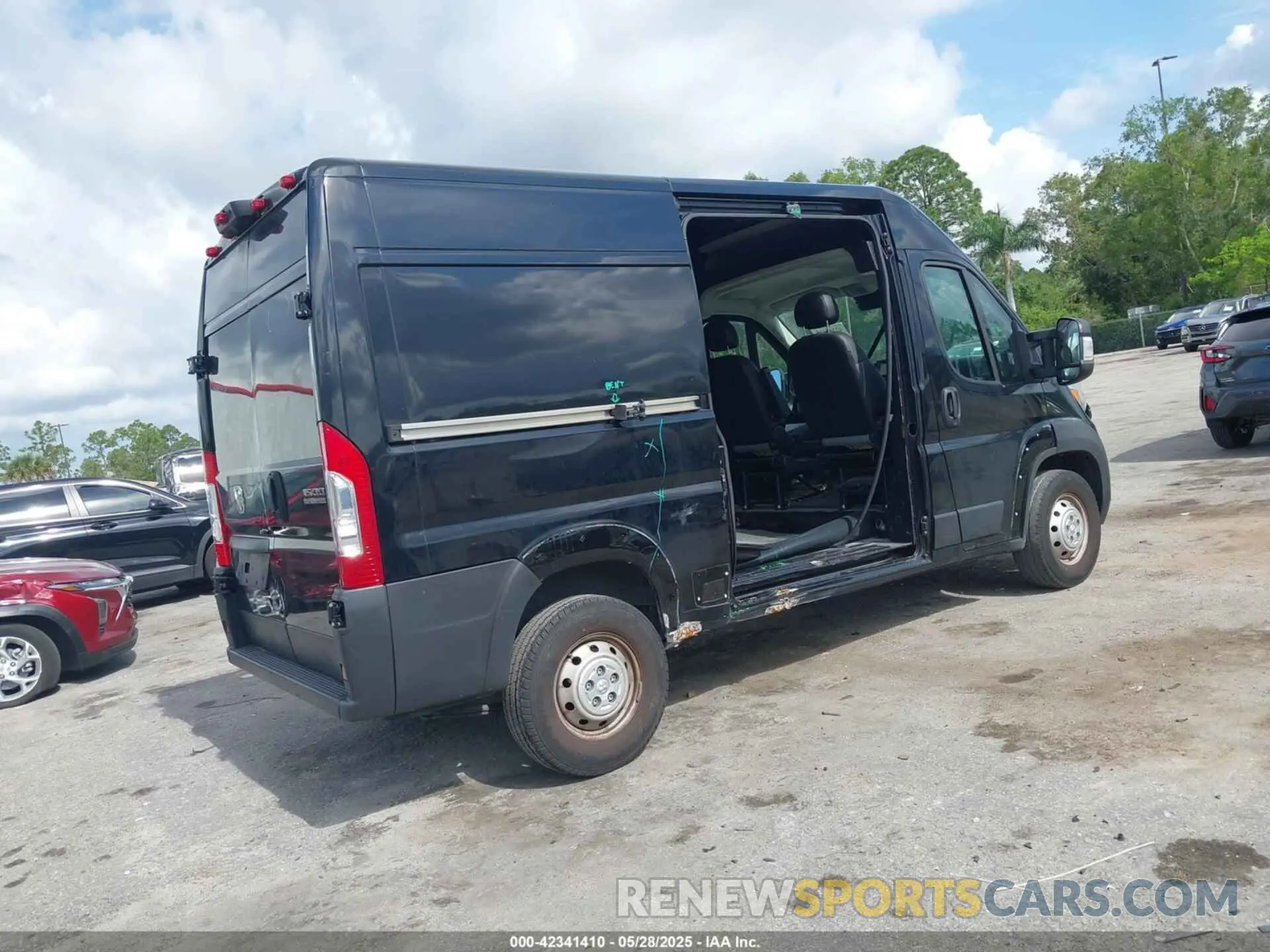 4 Фотография поврежденного автомобиля 3C6LRVBG6PE503499 RAM PROMASTER 1500 2023