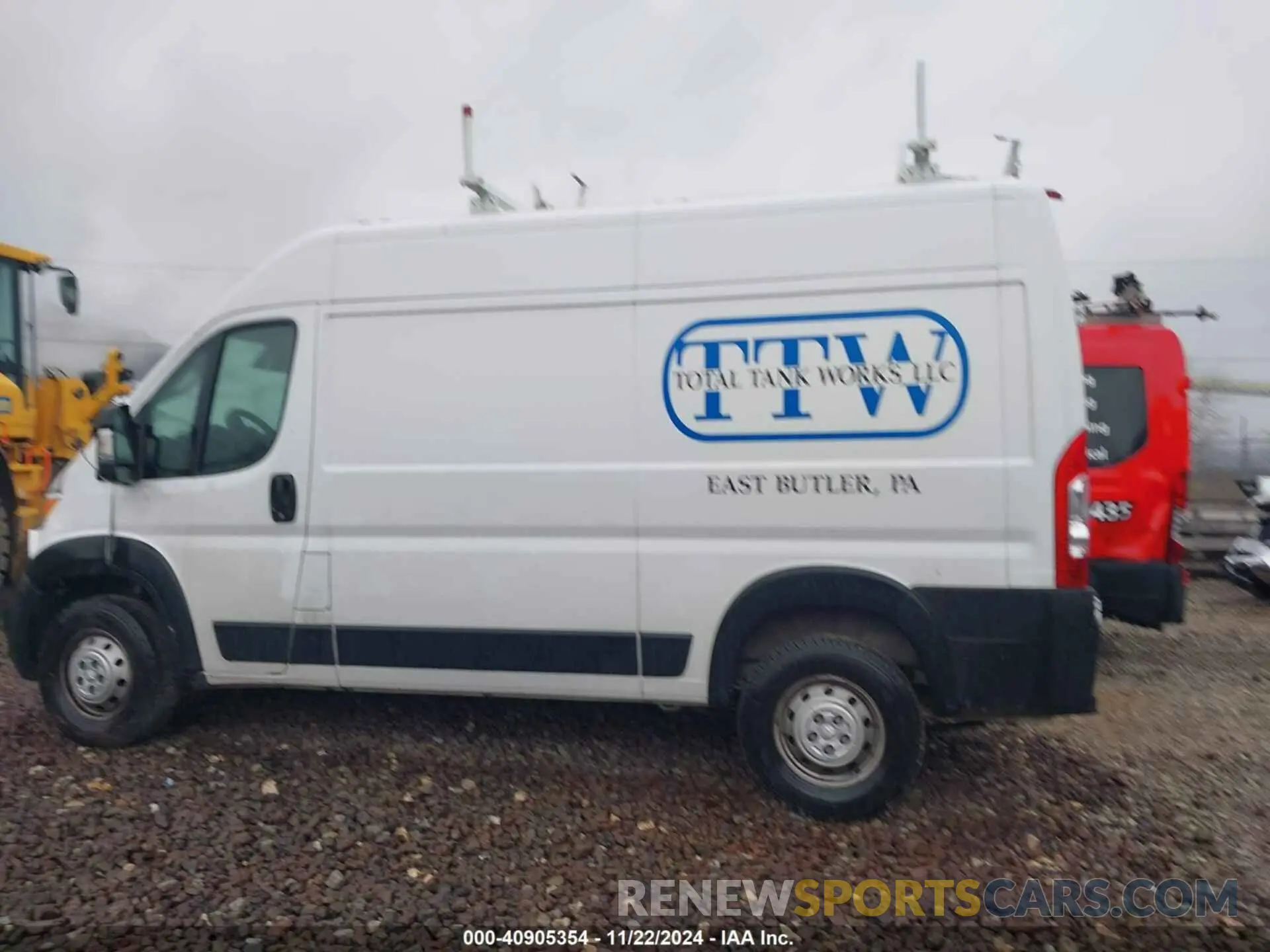 14 Фотография поврежденного автомобиля 3C6LRVBG7PE547687 RAM PROMASTER 1500 2023