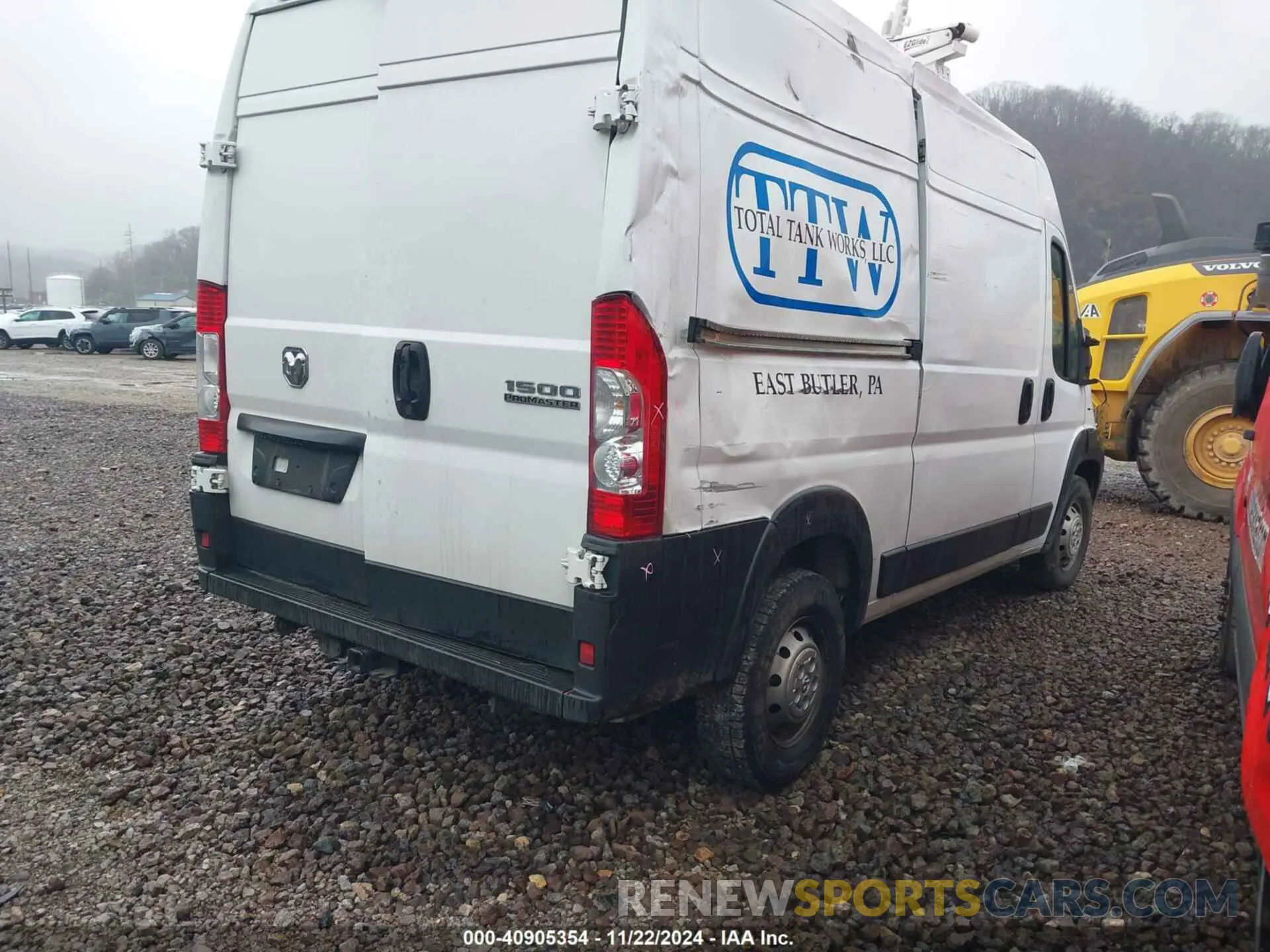 4 Фотография поврежденного автомобиля 3C6LRVBG7PE547687 RAM PROMASTER 1500 2023