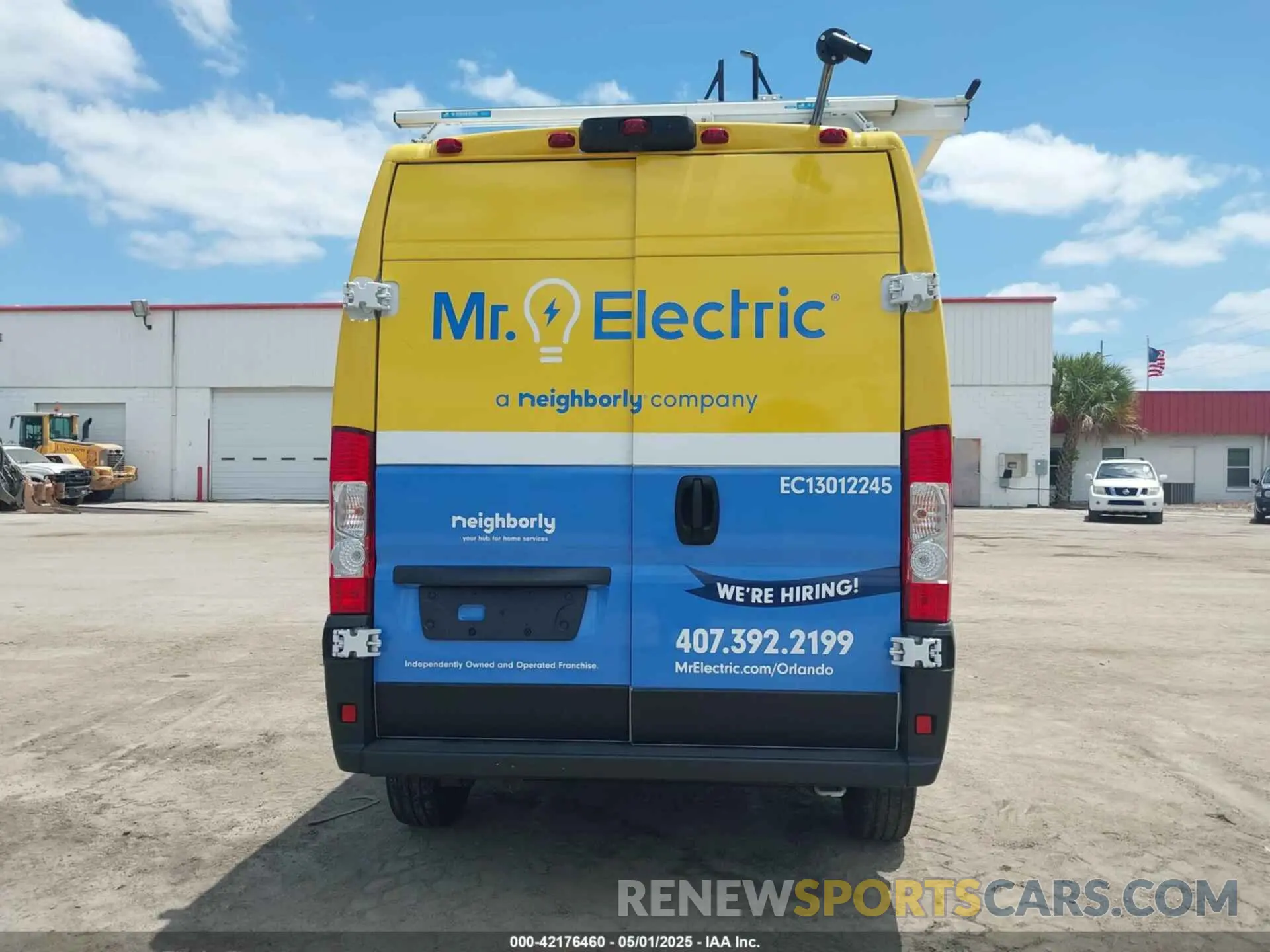 16 Фотография поврежденного автомобиля 3C6LRVBG8PE548461 RAM PROMASTER 1500 2023