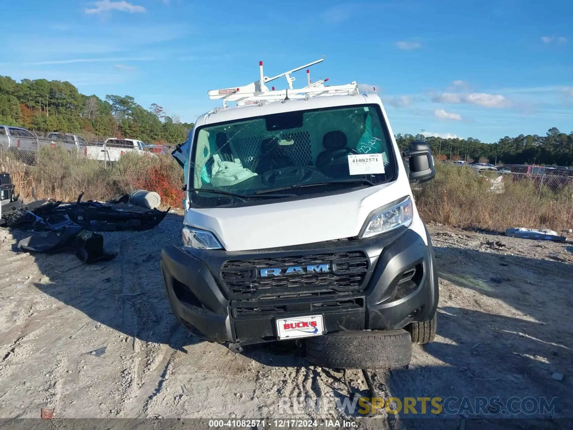 12 Фотография поврежденного автомобиля 3C6LRVNG1PE548538 RAM PROMASTER 1500 2023