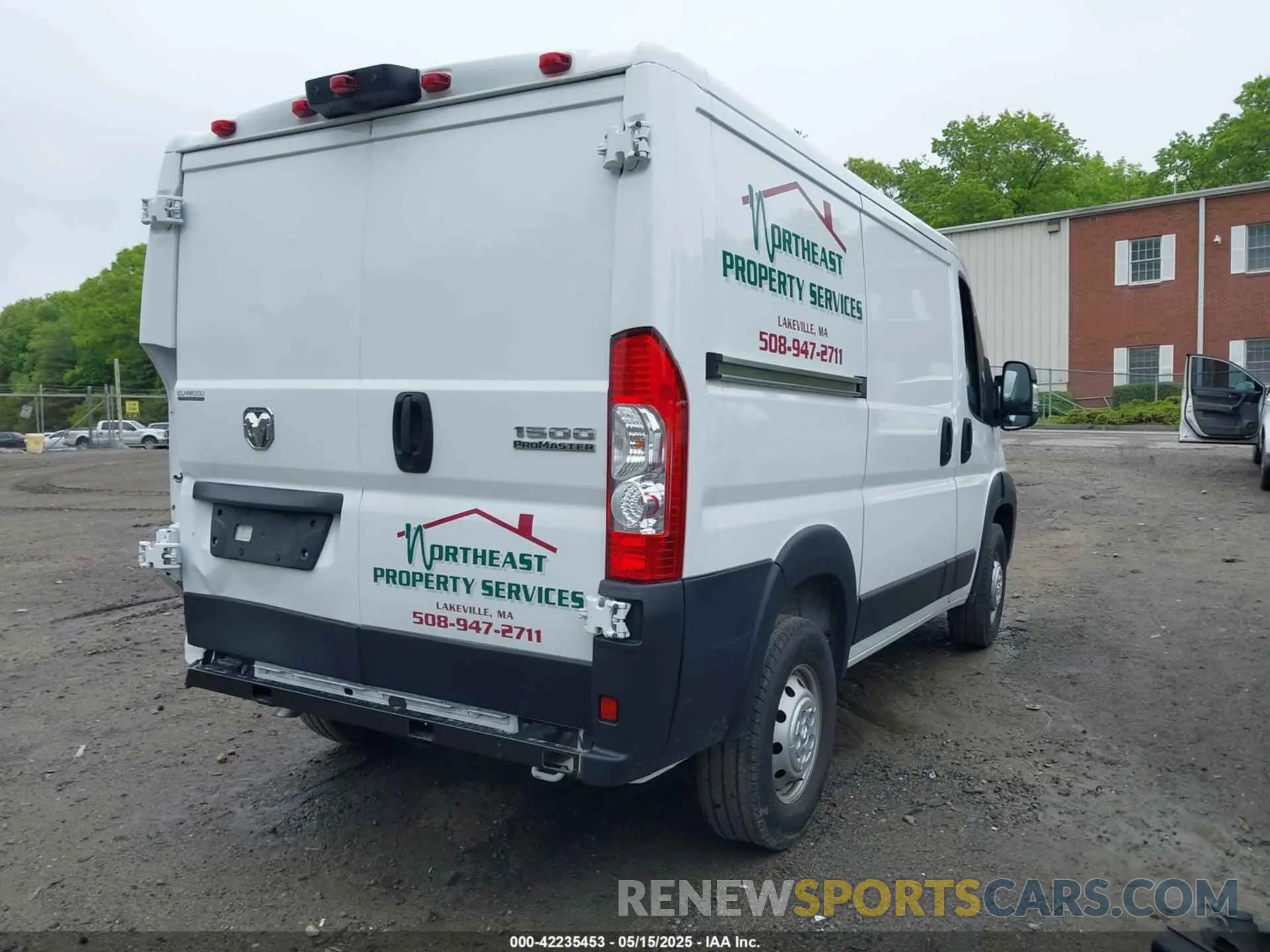 4 Фотография поврежденного автомобиля 3C6LRVNG5PE552754 RAM PROMASTER 1500 2023