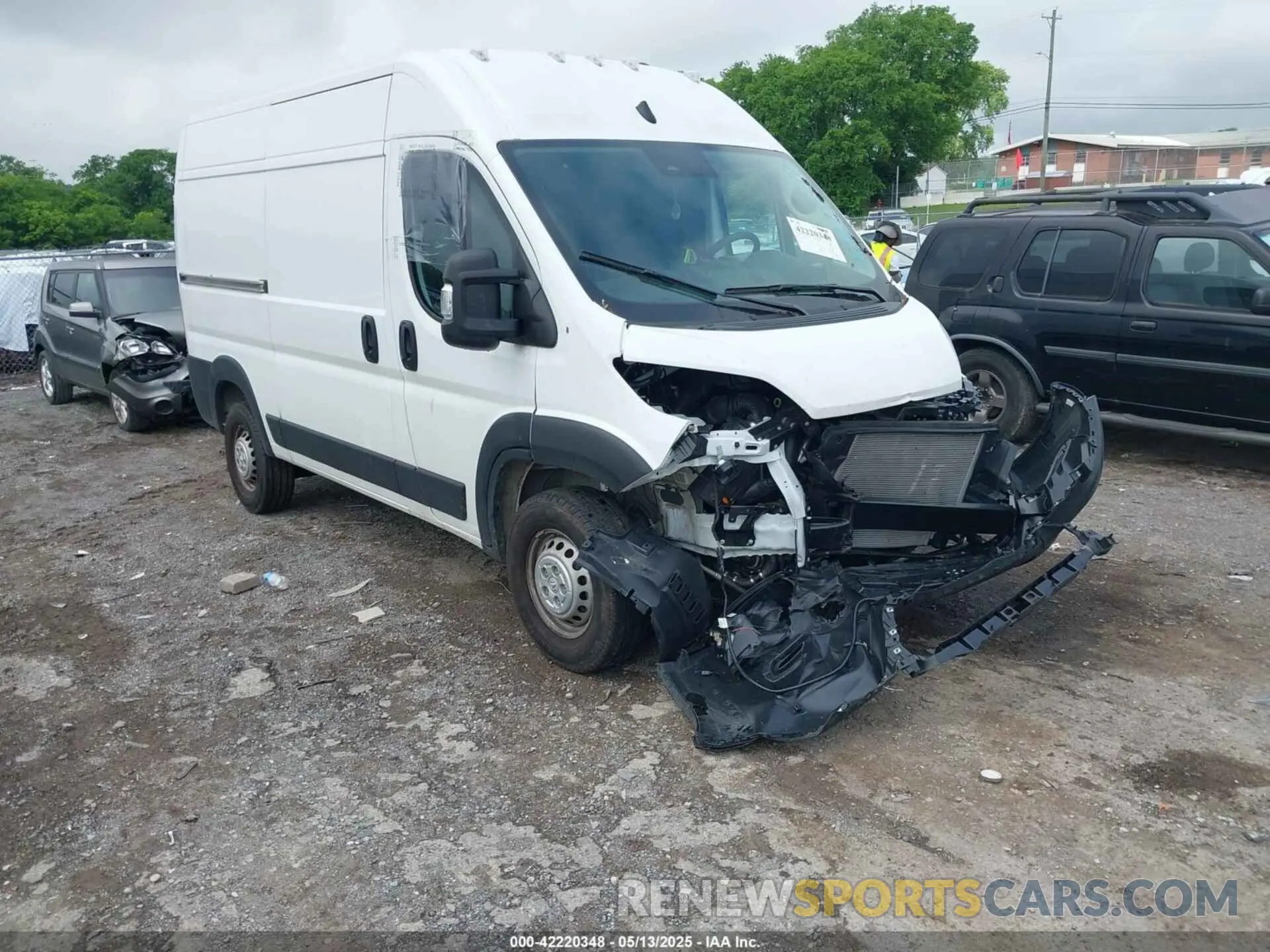 1 Photograph of a damaged car 3C6LRVBG1SE506013 RAM PROMASTER 1500 2025