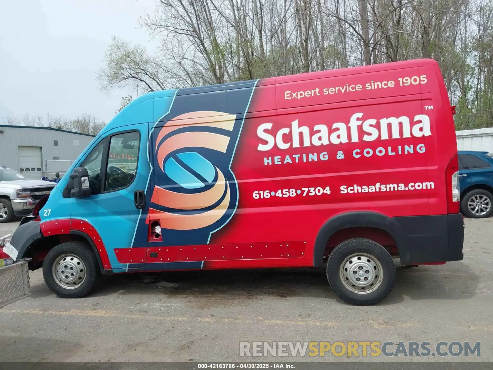 14 Фотография поврежденного автомобиля 3C6TRVCG0KE509757 RAM PROMASTER 2500 2019
