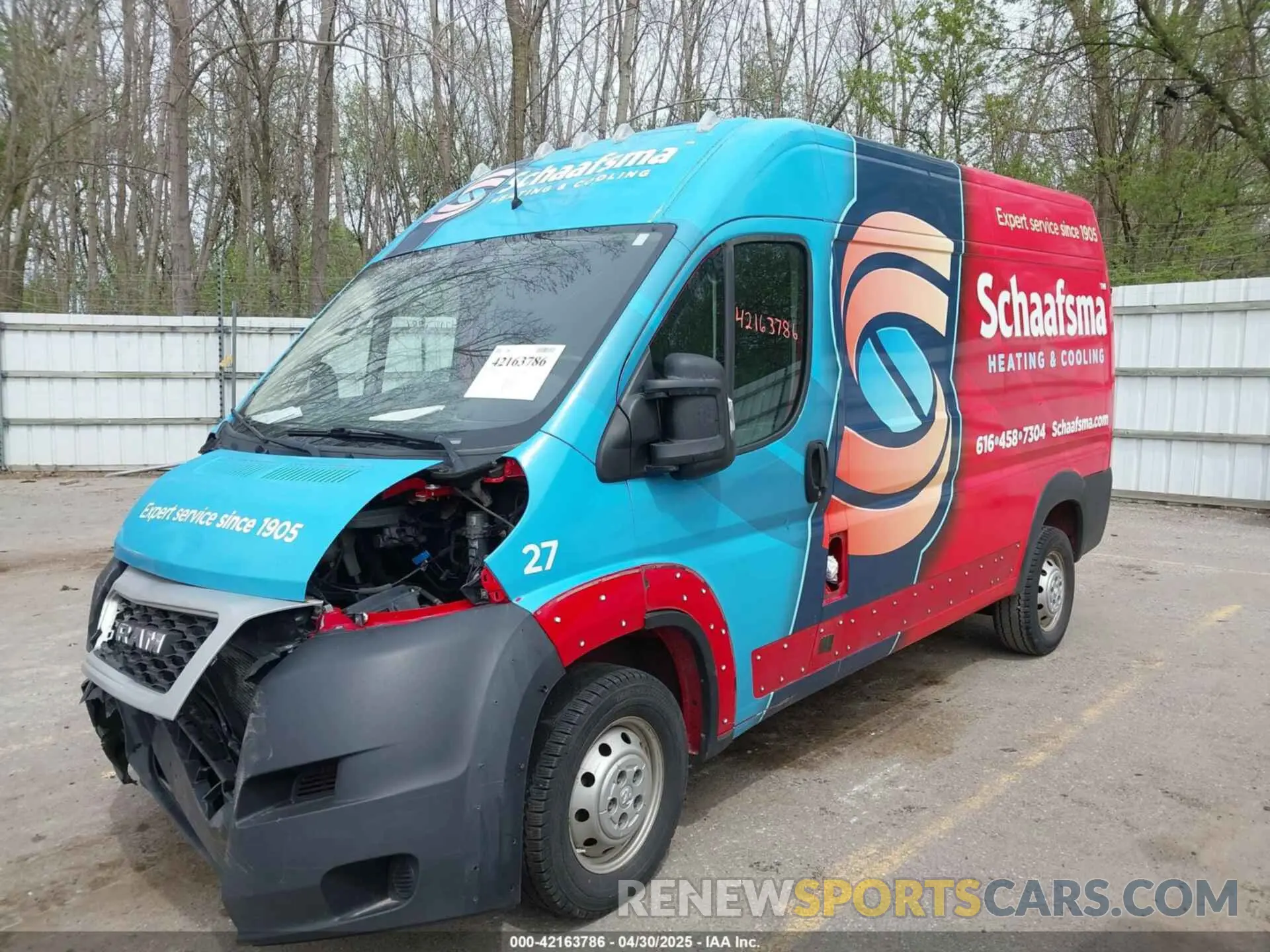 2 Фотография поврежденного автомобиля 3C6TRVCG0KE509757 RAM PROMASTER 2500 2019