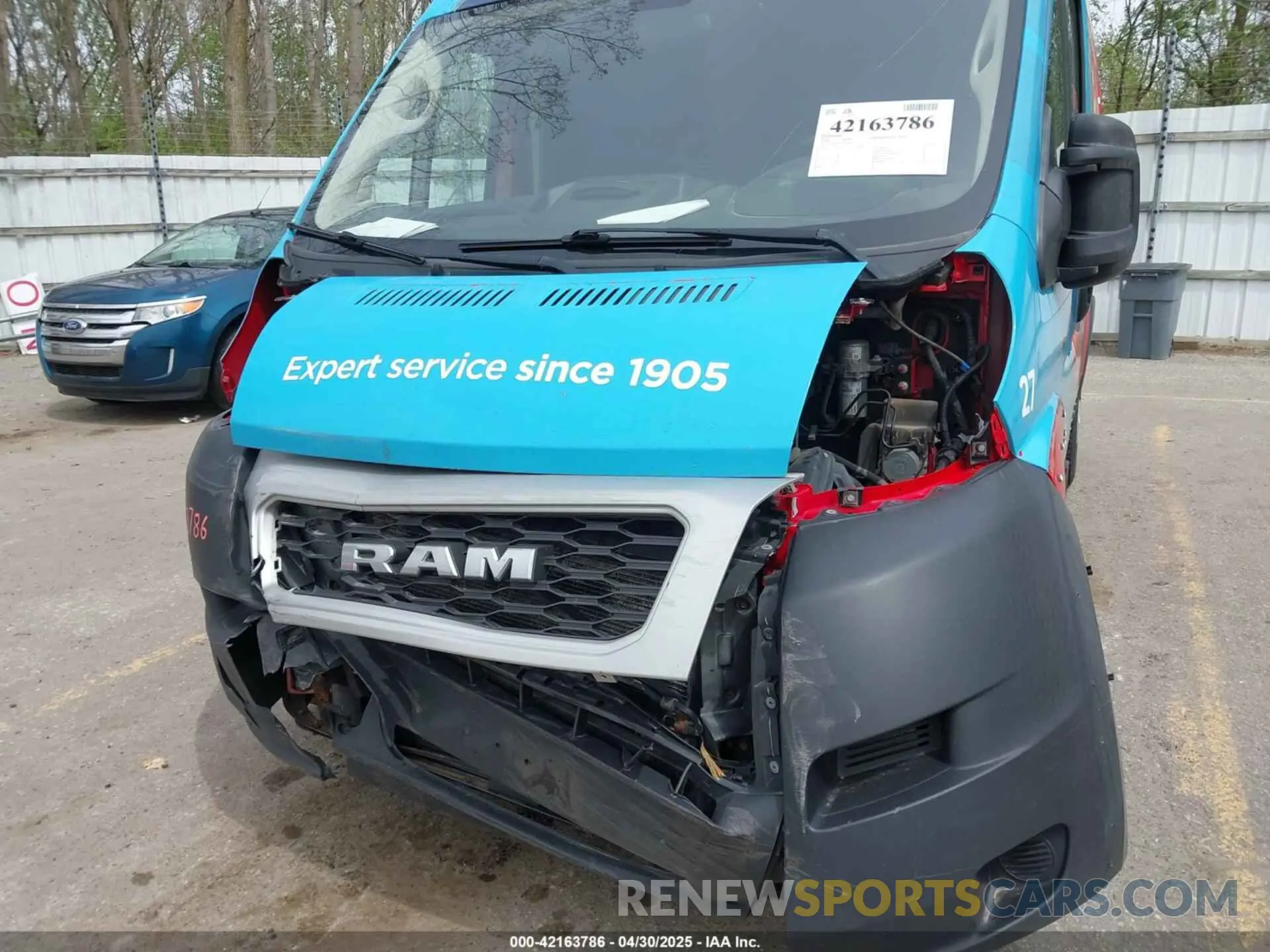 6 Фотография поврежденного автомобиля 3C6TRVCG0KE509757 RAM PROMASTER 2500 2019