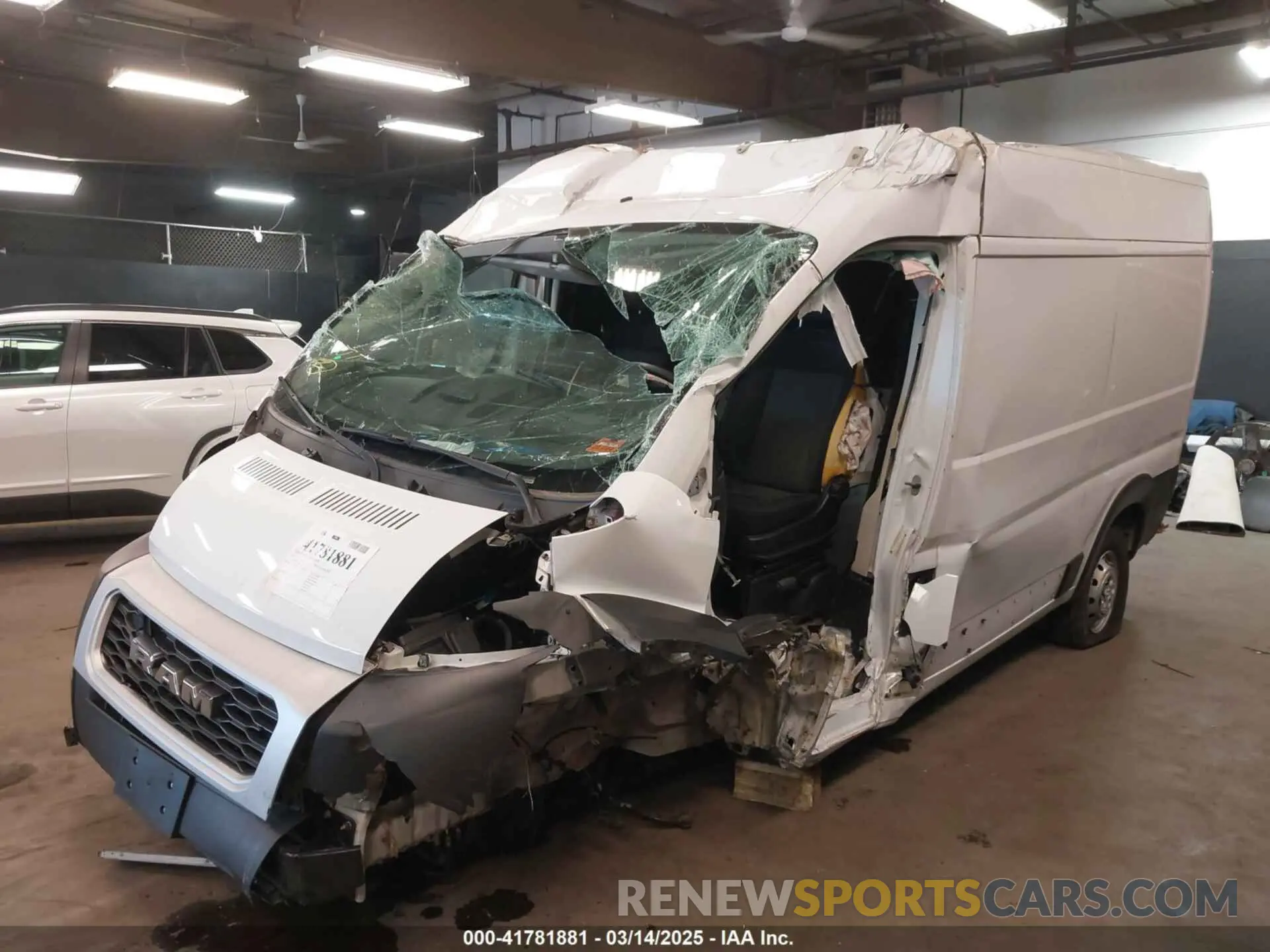 6 Фотография поврежденного автомобиля 3C6TRVCG0KE525540 RAM PROMASTER 2500 2019