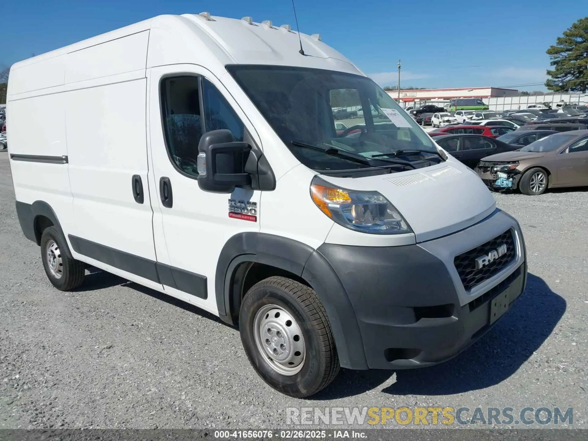 1 Photograph of a damaged car 3C6TRVCG3KE511485 RAM PROMASTER 2500 2019