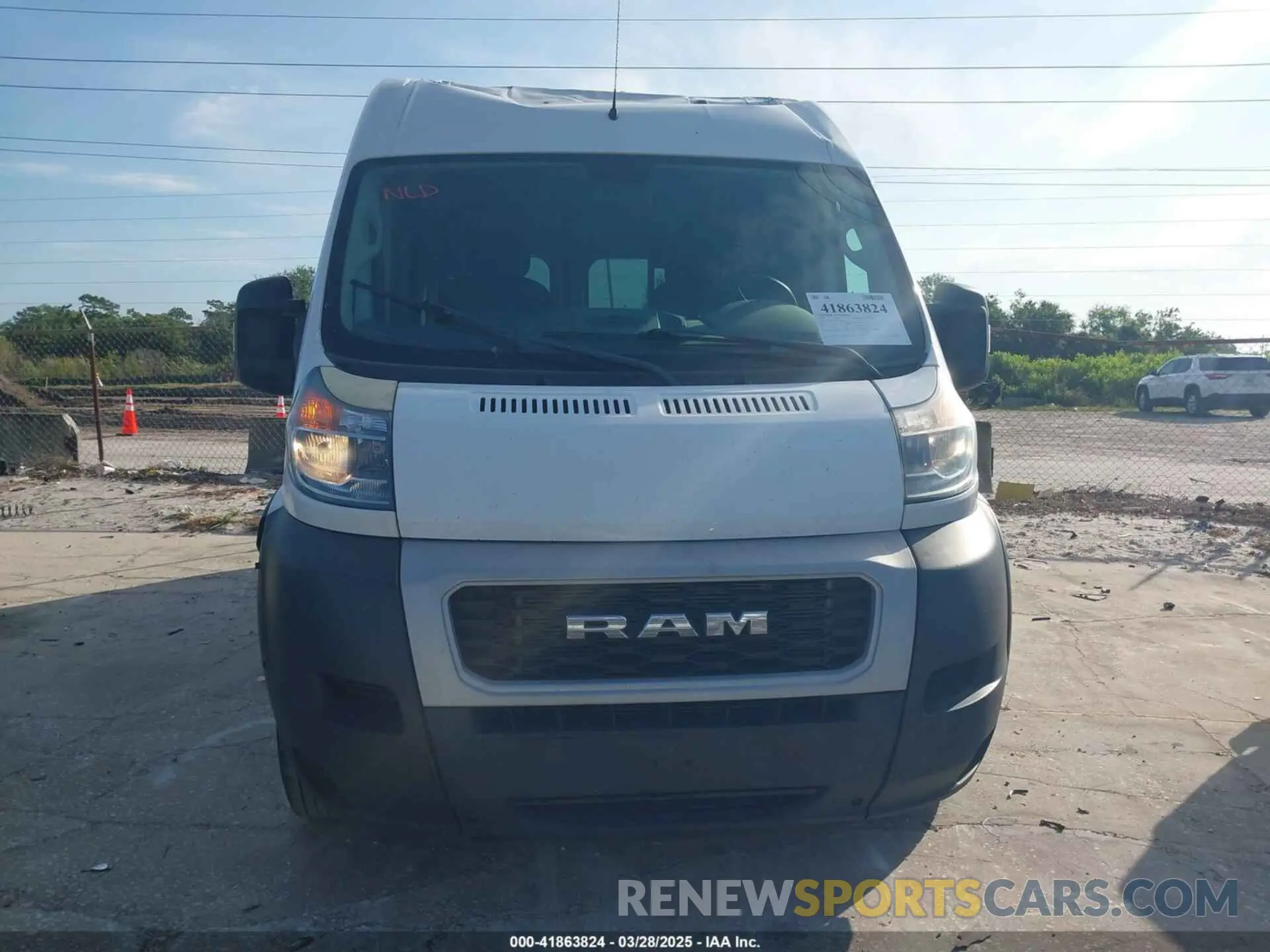 12 Фотография поврежденного автомобиля 3C6TRVCG7KE502322 RAM PROMASTER 2500 2019