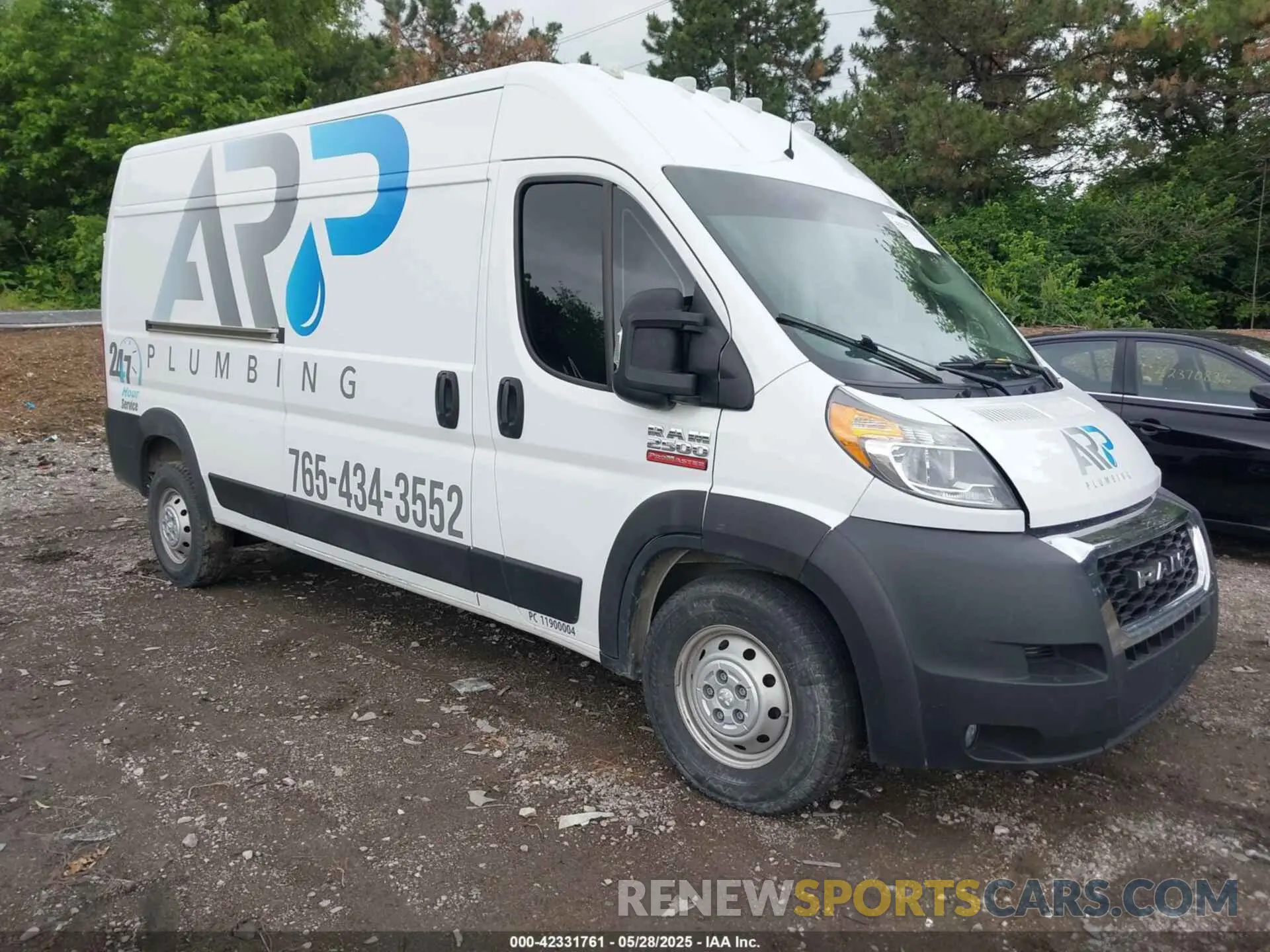 1 Фотография поврежденного автомобиля 3C6TRVDG1KE534374 RAM PROMASTER 2500 2019