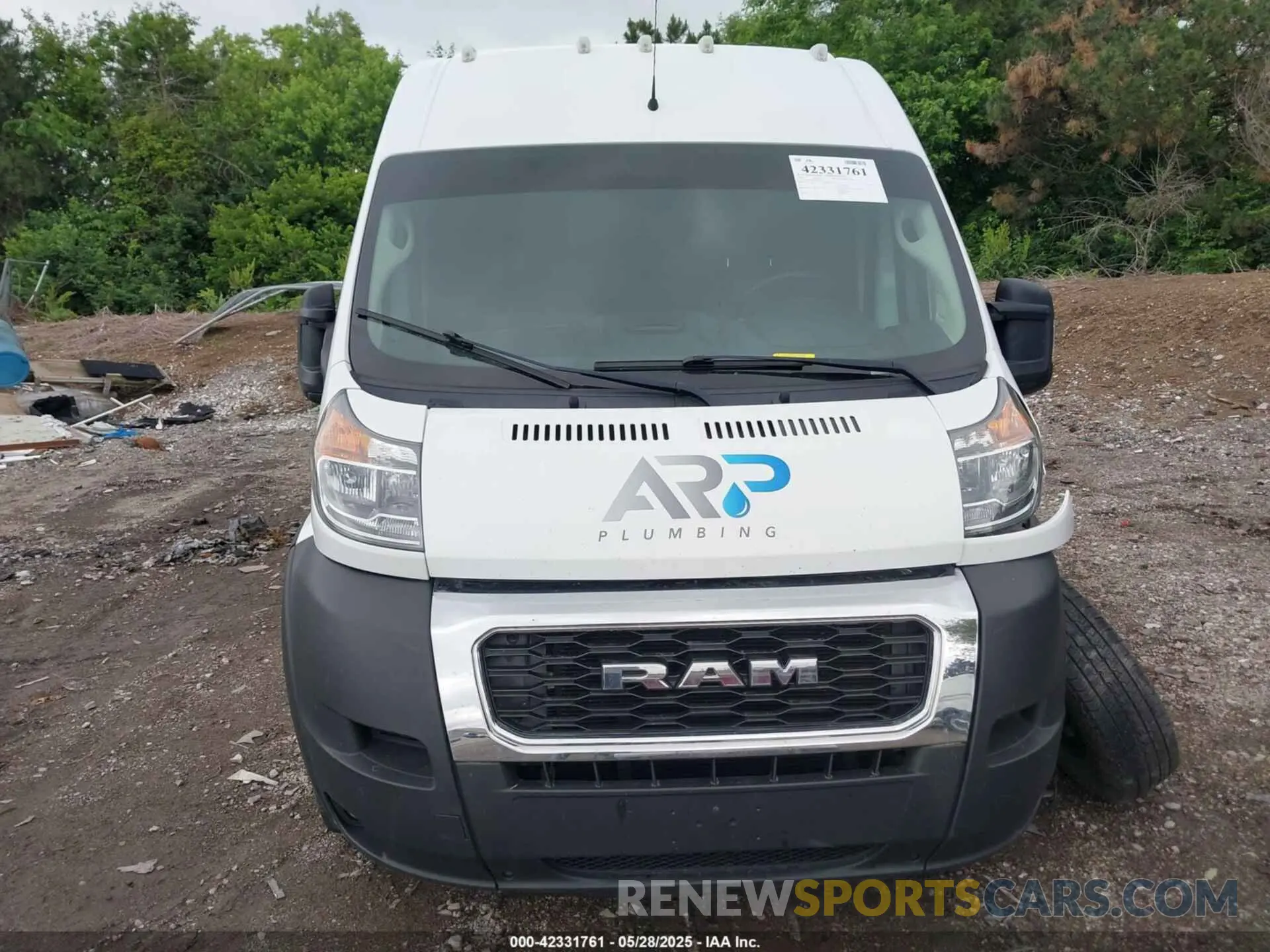 12 Фотография поврежденного автомобиля 3C6TRVDG1KE534374 RAM PROMASTER 2500 2019