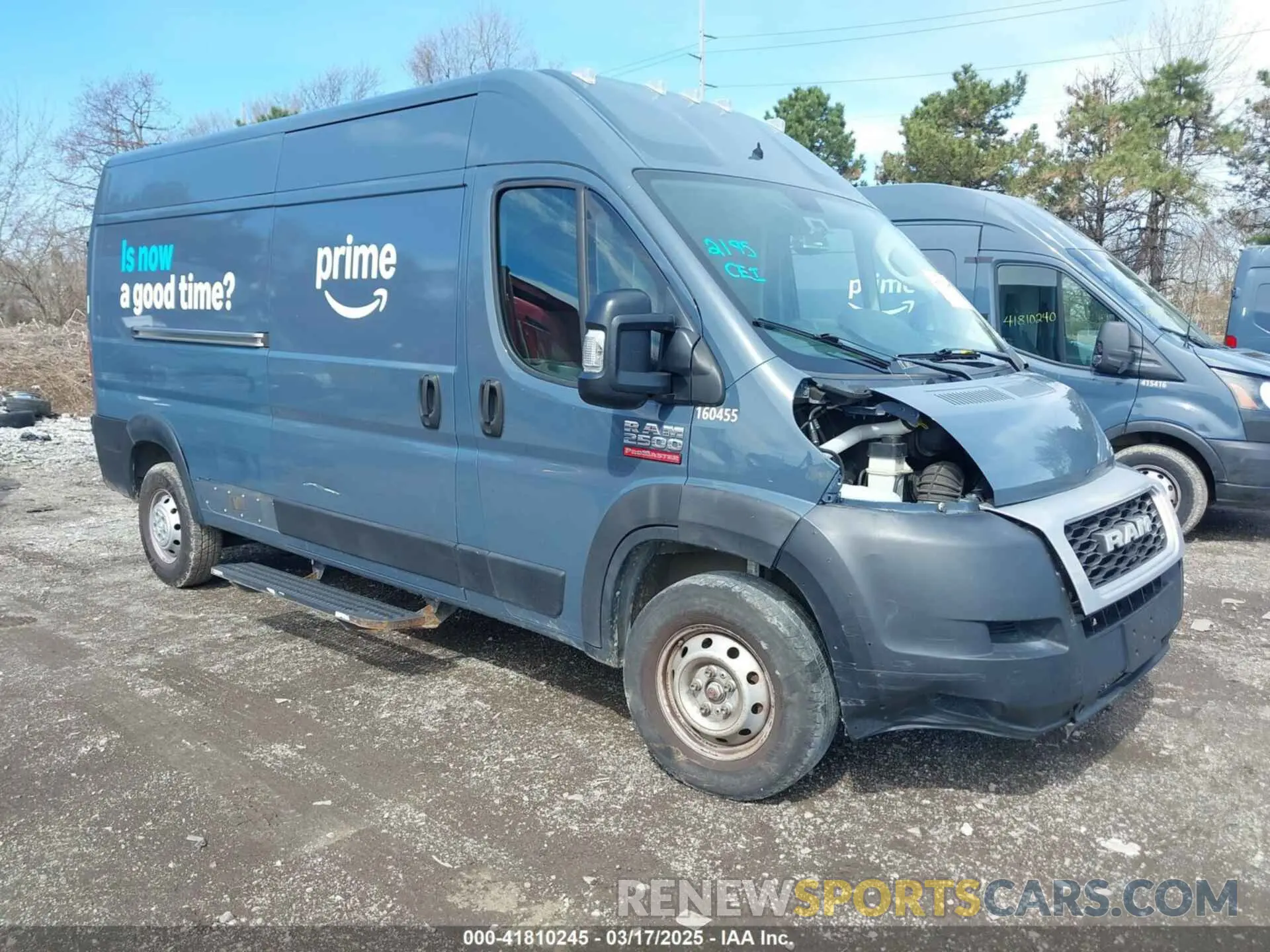 1 Фотография поврежденного автомобиля 3C6TRVDG2KE519155 RAM PROMASTER 2500 2019