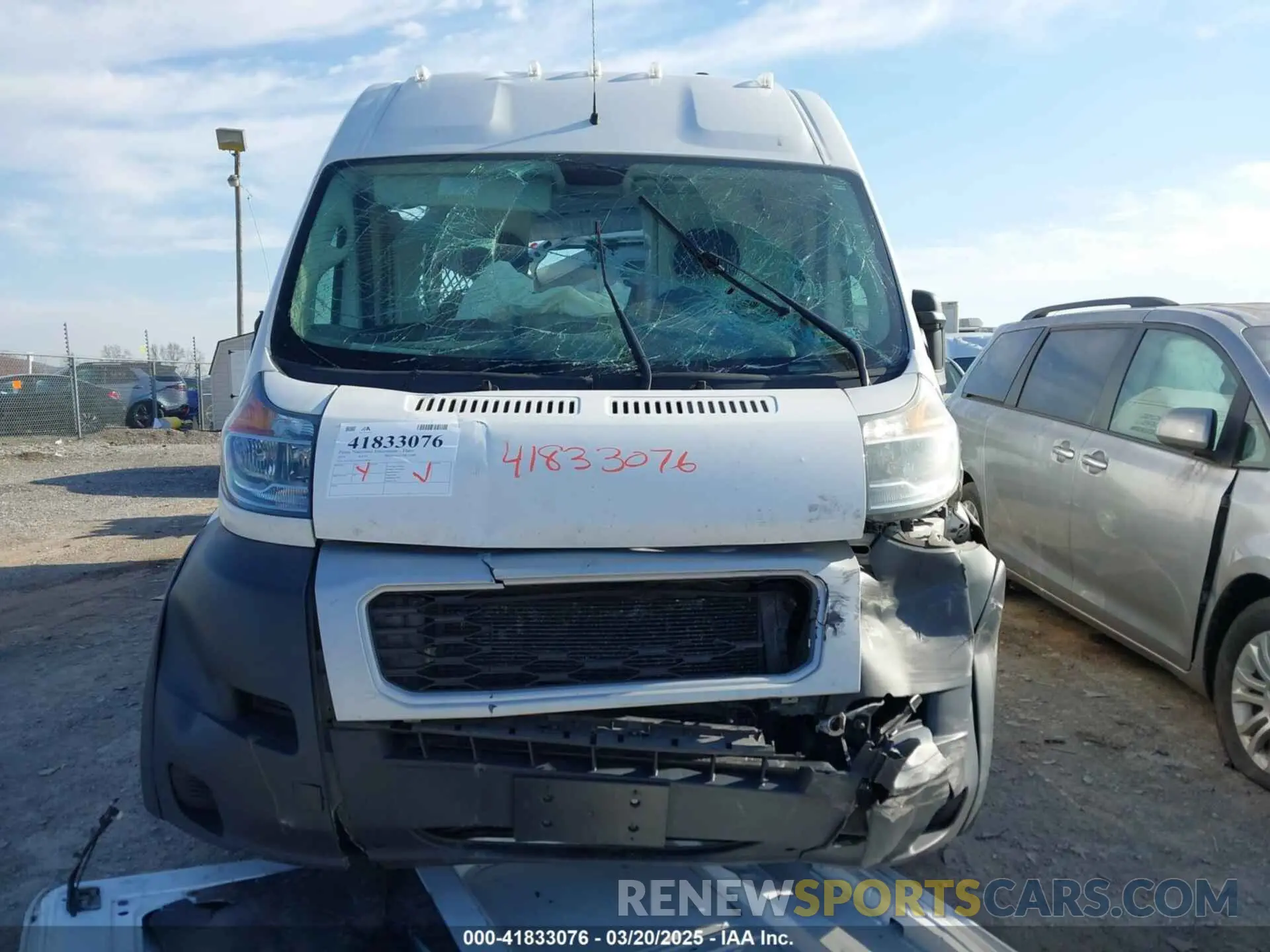 12 Фотография поврежденного автомобиля 3C6TRVDG5KE559746 RAM PROMASTER 2500 2019