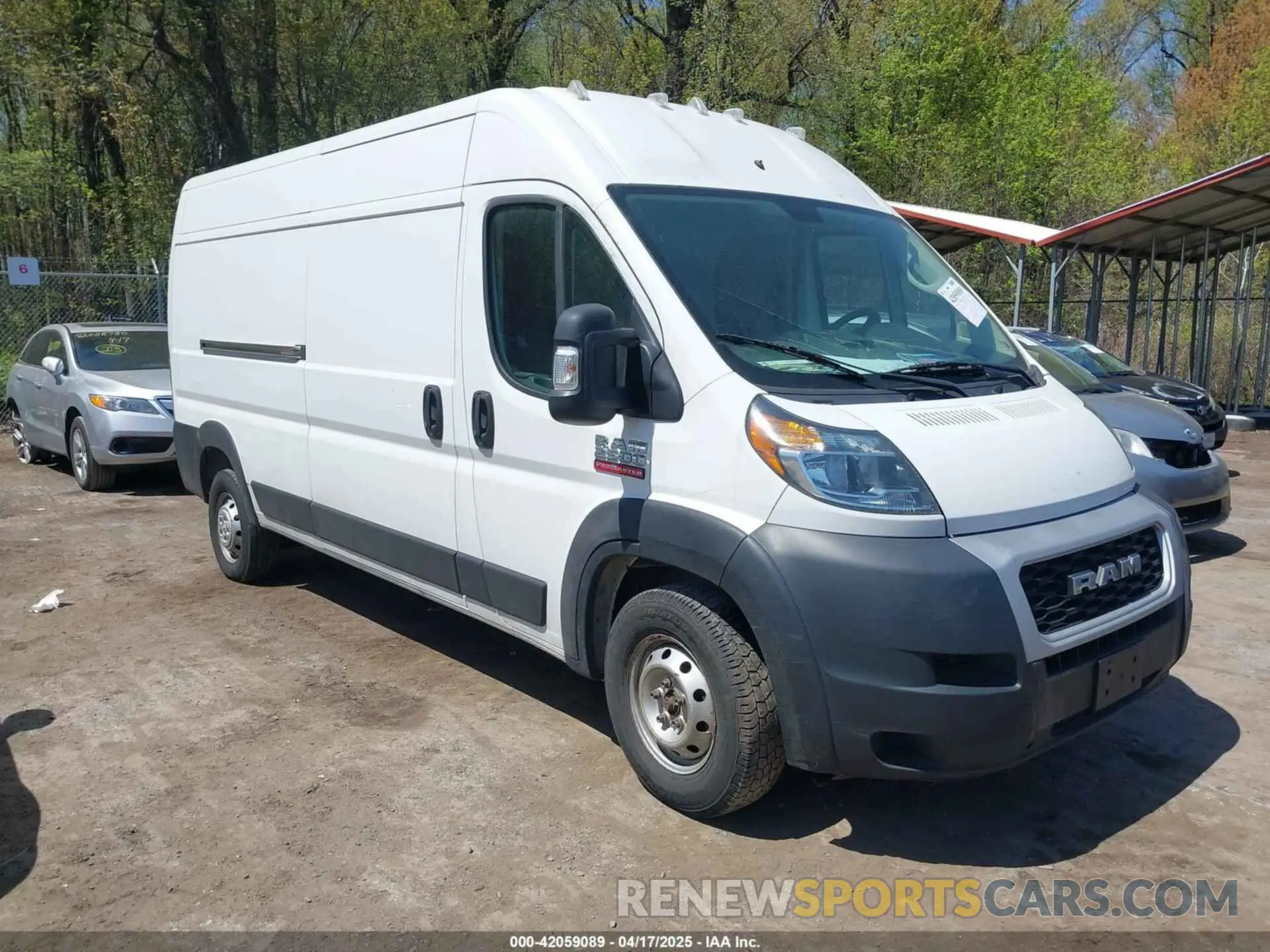 1 Фотография поврежденного автомобиля 3C6TRVDG1LE101543 RAM PROMASTER 2500 2020