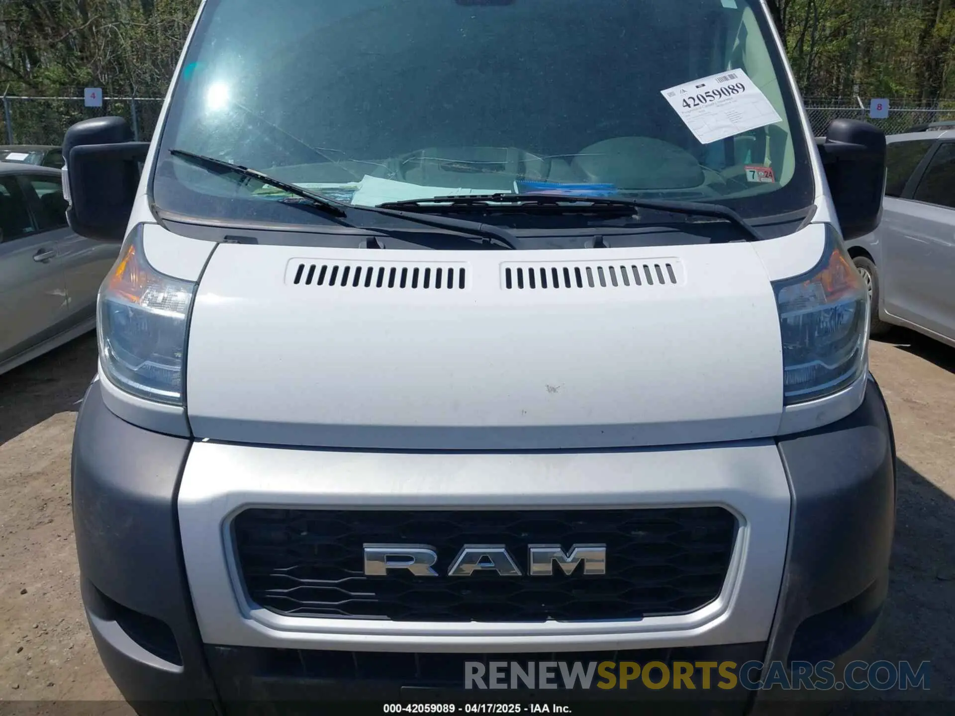 10 Фотография поврежденного автомобиля 3C6TRVDG1LE101543 RAM PROMASTER 2500 2020