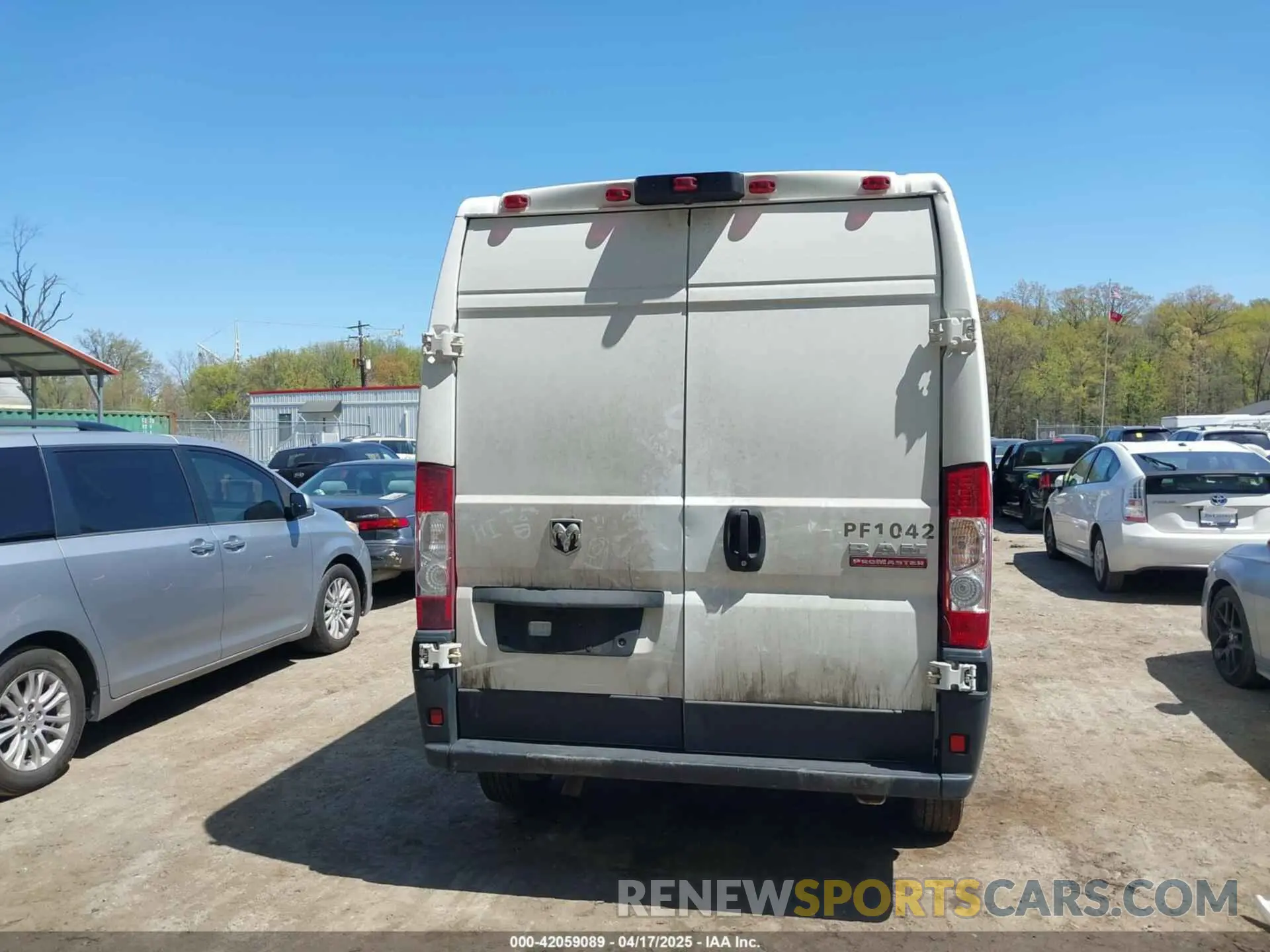 15 Фотография поврежденного автомобиля 3C6TRVDG1LE101543 RAM PROMASTER 2500 2020
