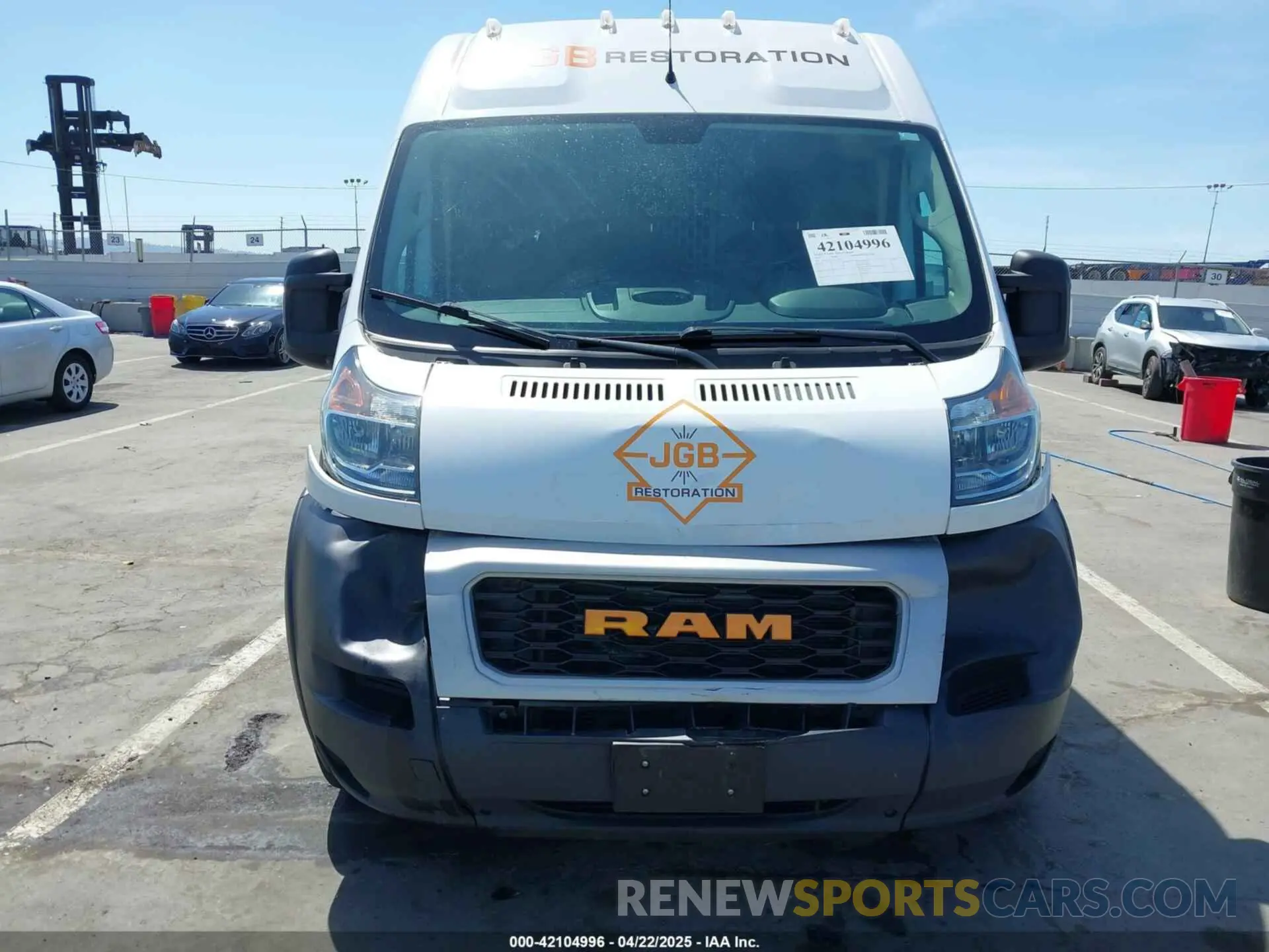 12 Фотография поврежденного автомобиля 3C6TRVDG3LE121924 RAM PROMASTER 2500 2020