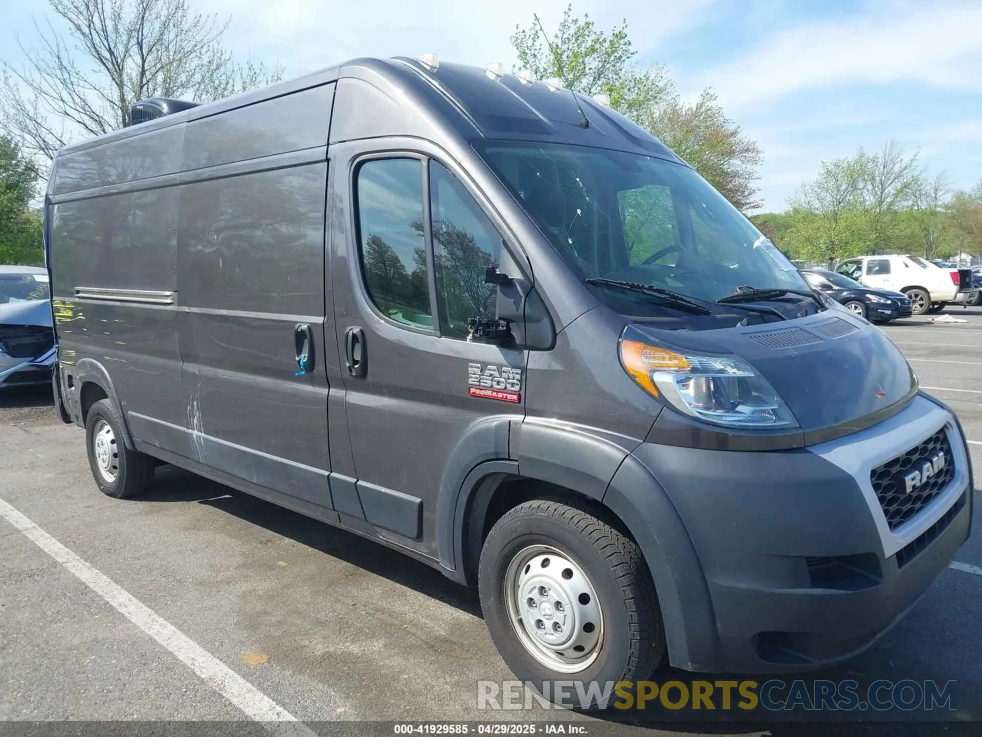 1 Photograph of a damaged car 3C6TRVDG7LE110120 RAM PROMASTER 2500 2020