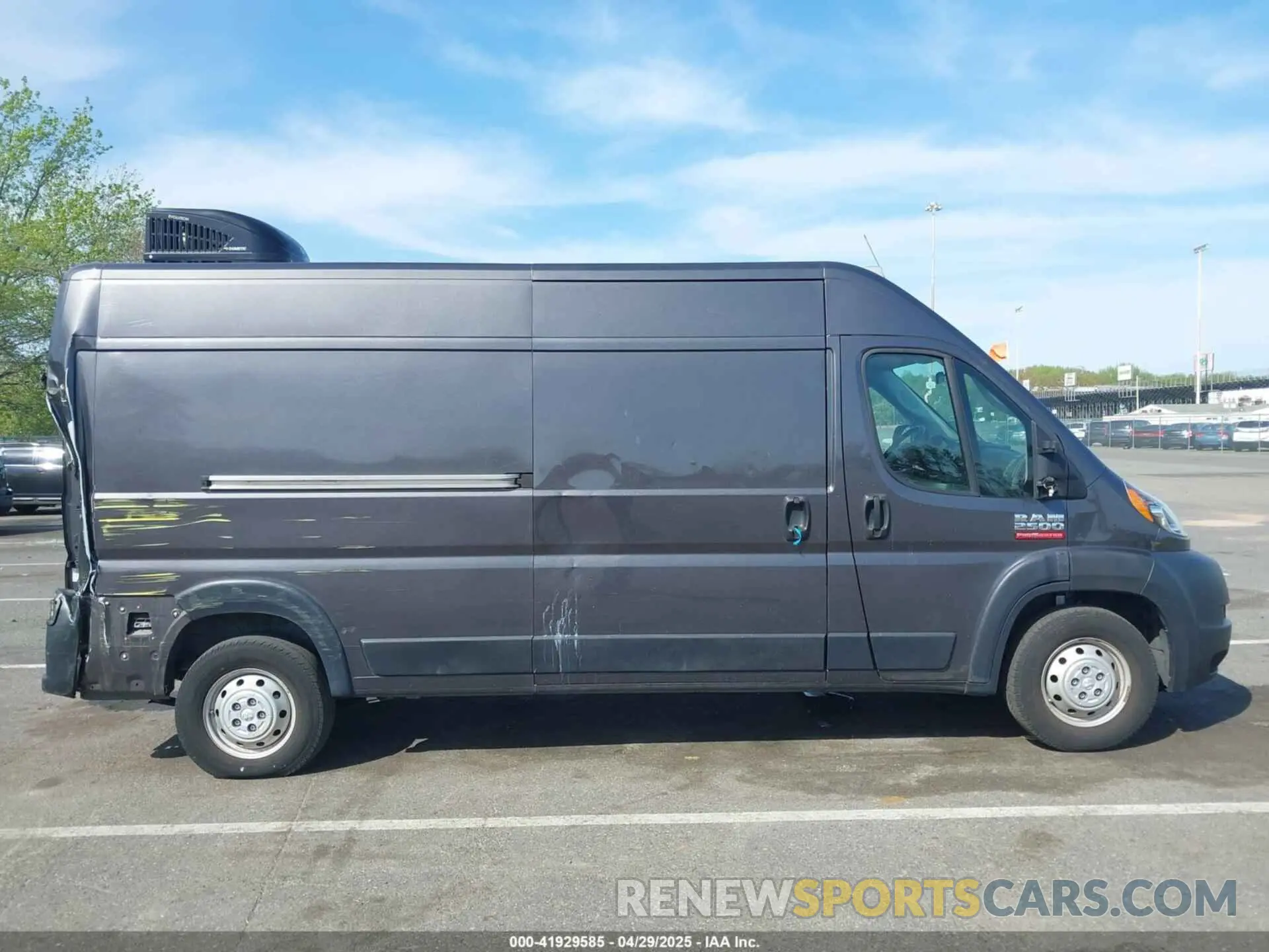 14 Photograph of a damaged car 3C6TRVDG7LE110120 RAM PROMASTER 2500 2020