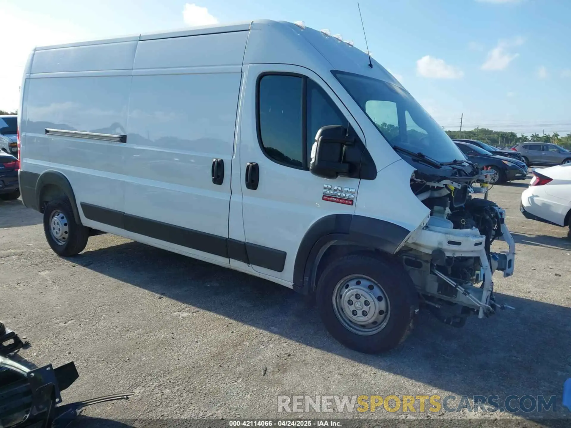1 Фотография поврежденного автомобиля 3C6TRVDGXLE128269 RAM PROMASTER 2500 2020