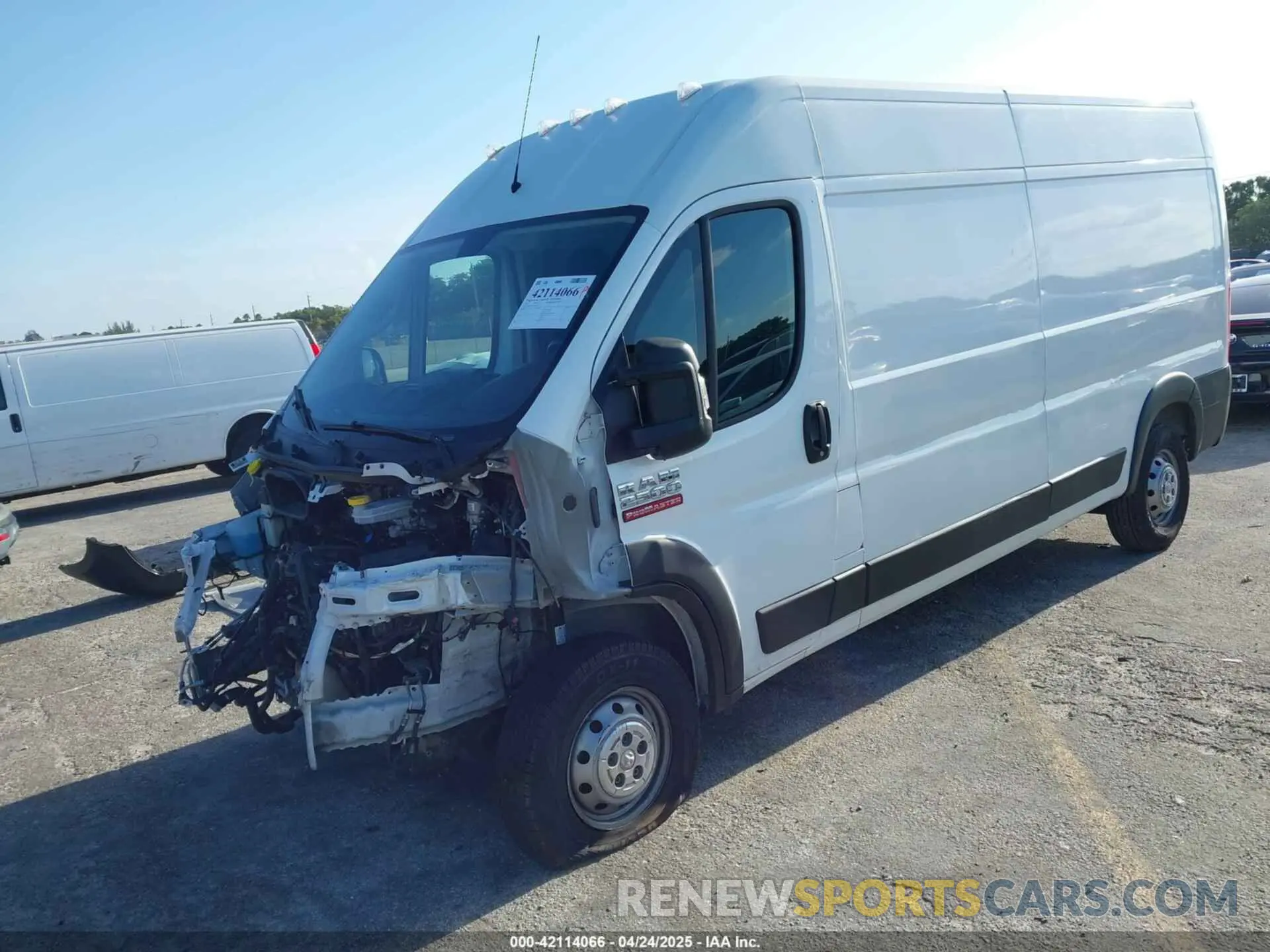 2 Фотография поврежденного автомобиля 3C6TRVDGXLE128269 RAM PROMASTER 2500 2020