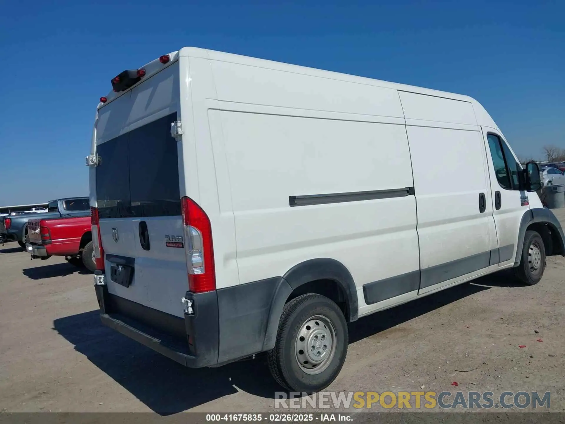 4 Фотография поврежденного автомобиля 3C6ERVDG9ME508729 RAM PROMASTER 2500 2021