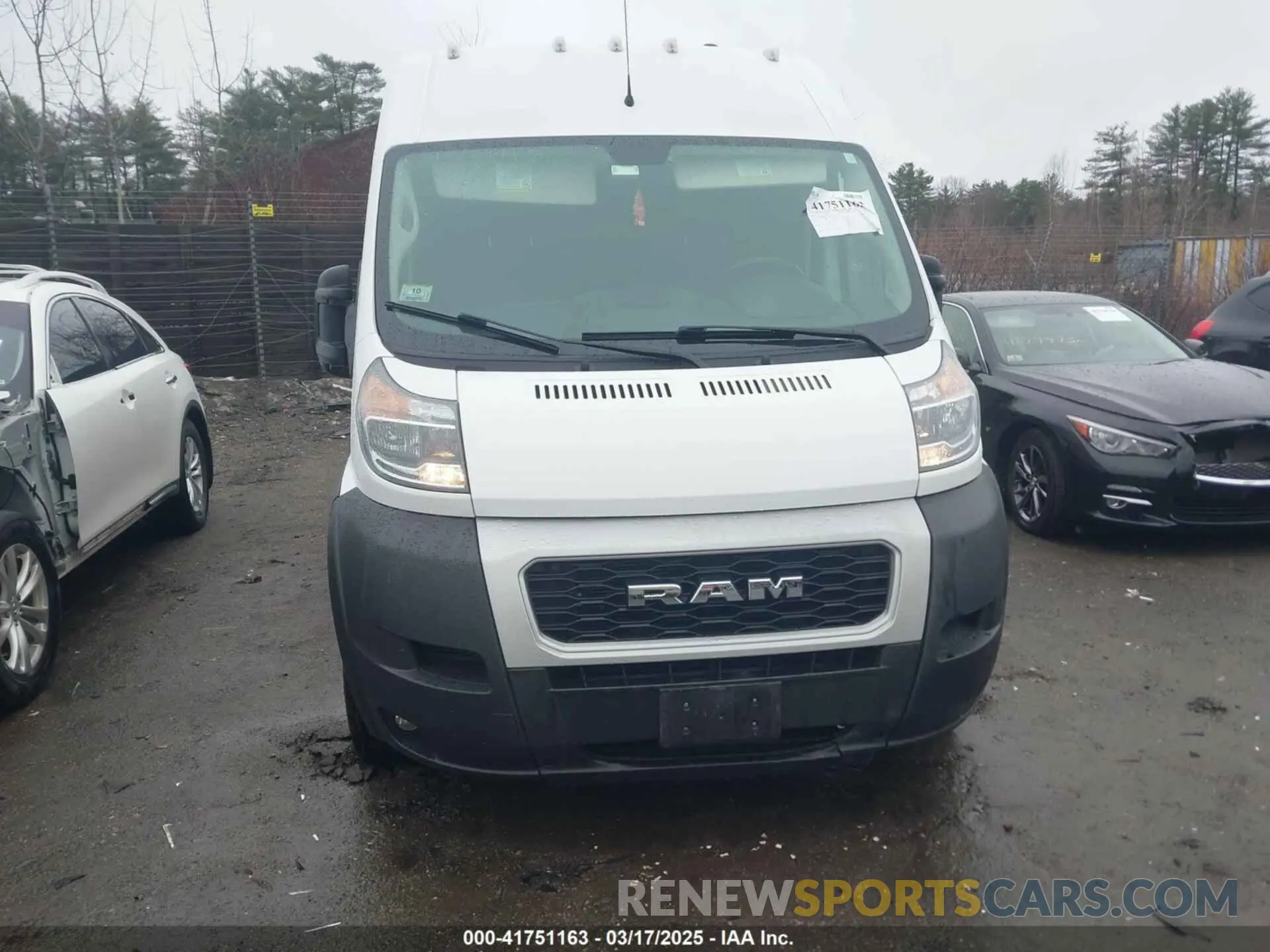 12 Фотография поврежденного автомобиля 3C6LRVCG2ME559451 RAM PROMASTER 2500 2021