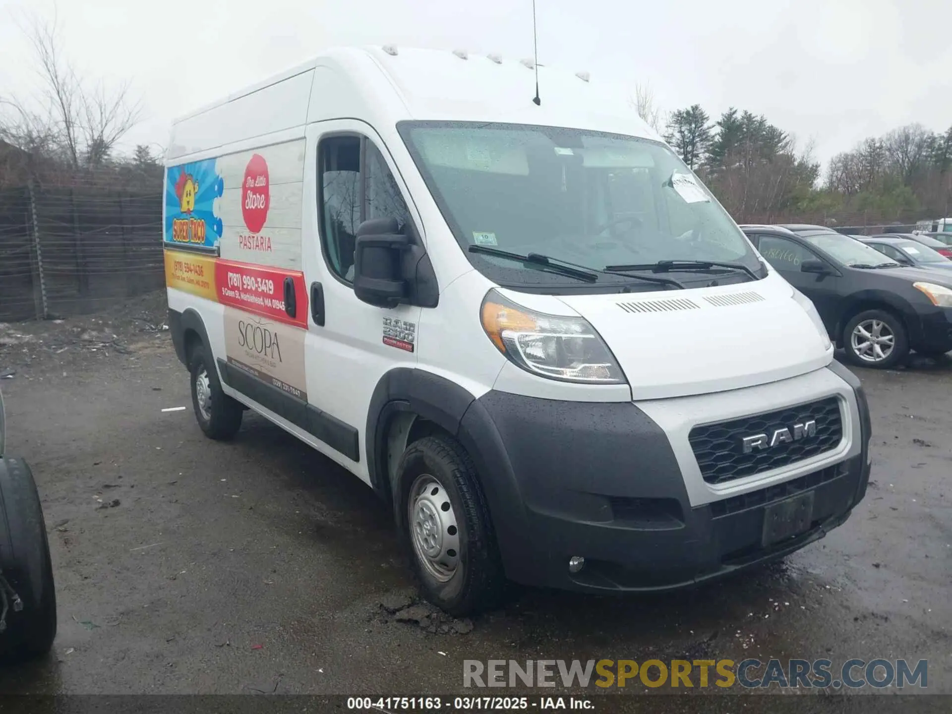 13 Фотография поврежденного автомобиля 3C6LRVCG2ME559451 RAM PROMASTER 2500 2021