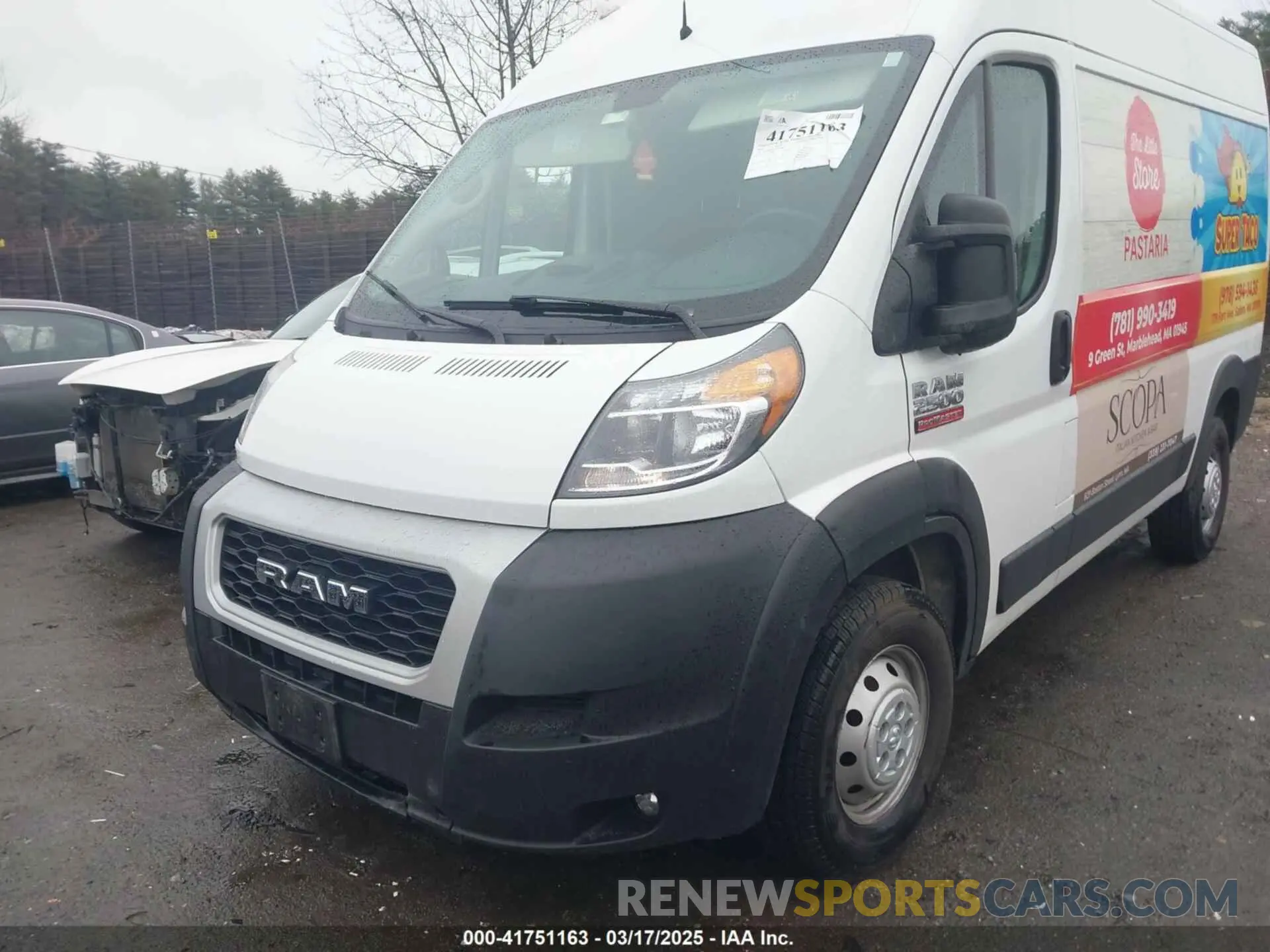 6 Фотография поврежденного автомобиля 3C6LRVCG2ME559451 RAM PROMASTER 2500 2021
