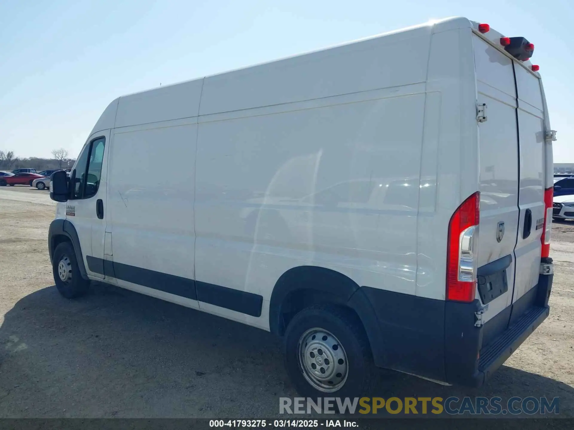 3 Photograph of a damaged car 3C6LRVDG0ME513129 RAM PROMASTER 2500 2021