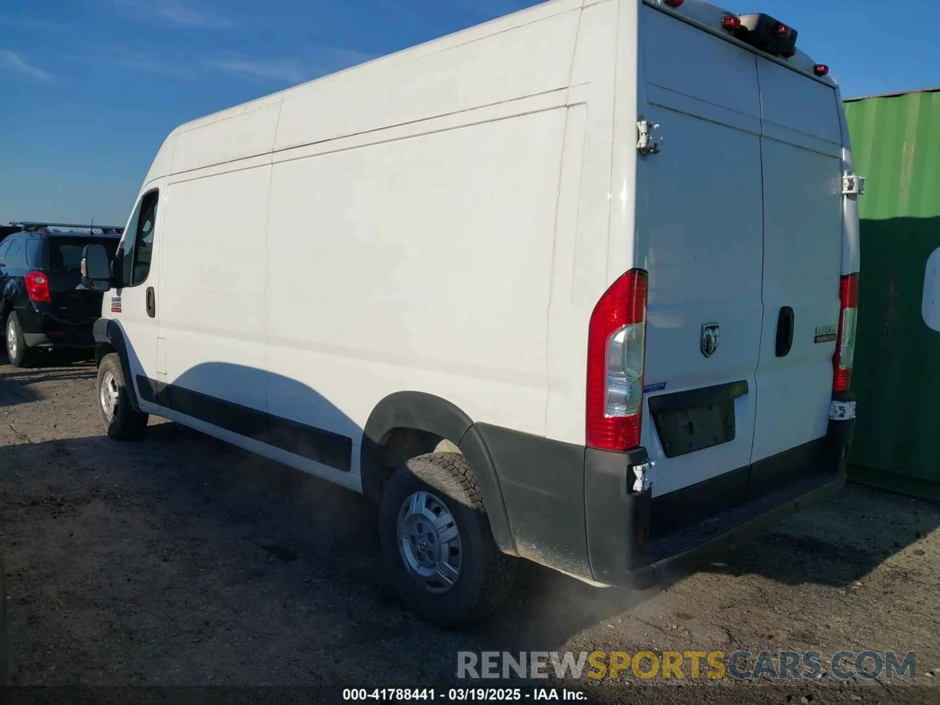 3 Фотография поврежденного автомобиля 3C6LRVDG1ME559617 RAM PROMASTER 2500 2021
