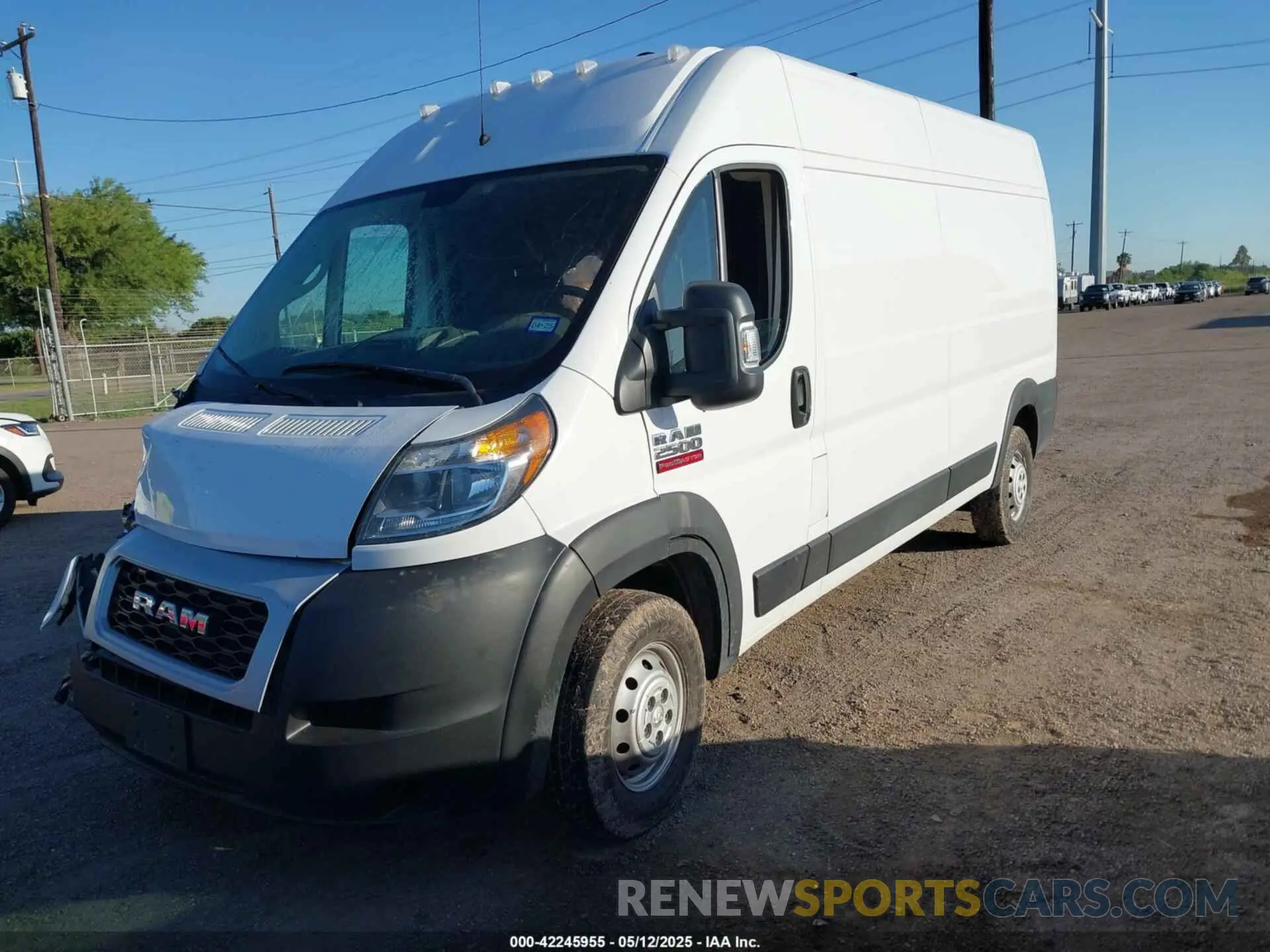 2 Фотография поврежденного автомобиля 3C6LRVDG3ME524187 RAM PROMASTER 2500 2021